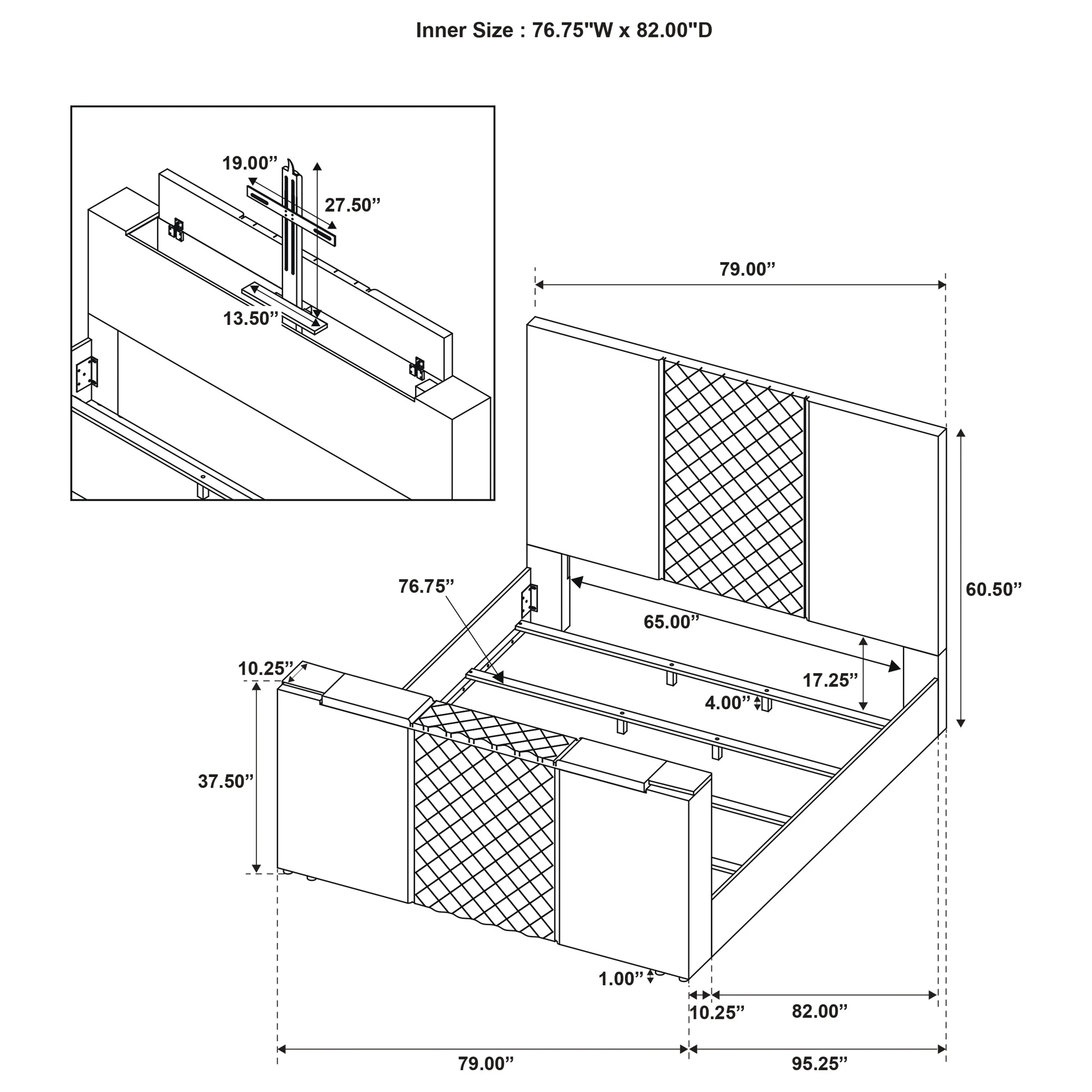 Tara Panel TV Bed - Image 28