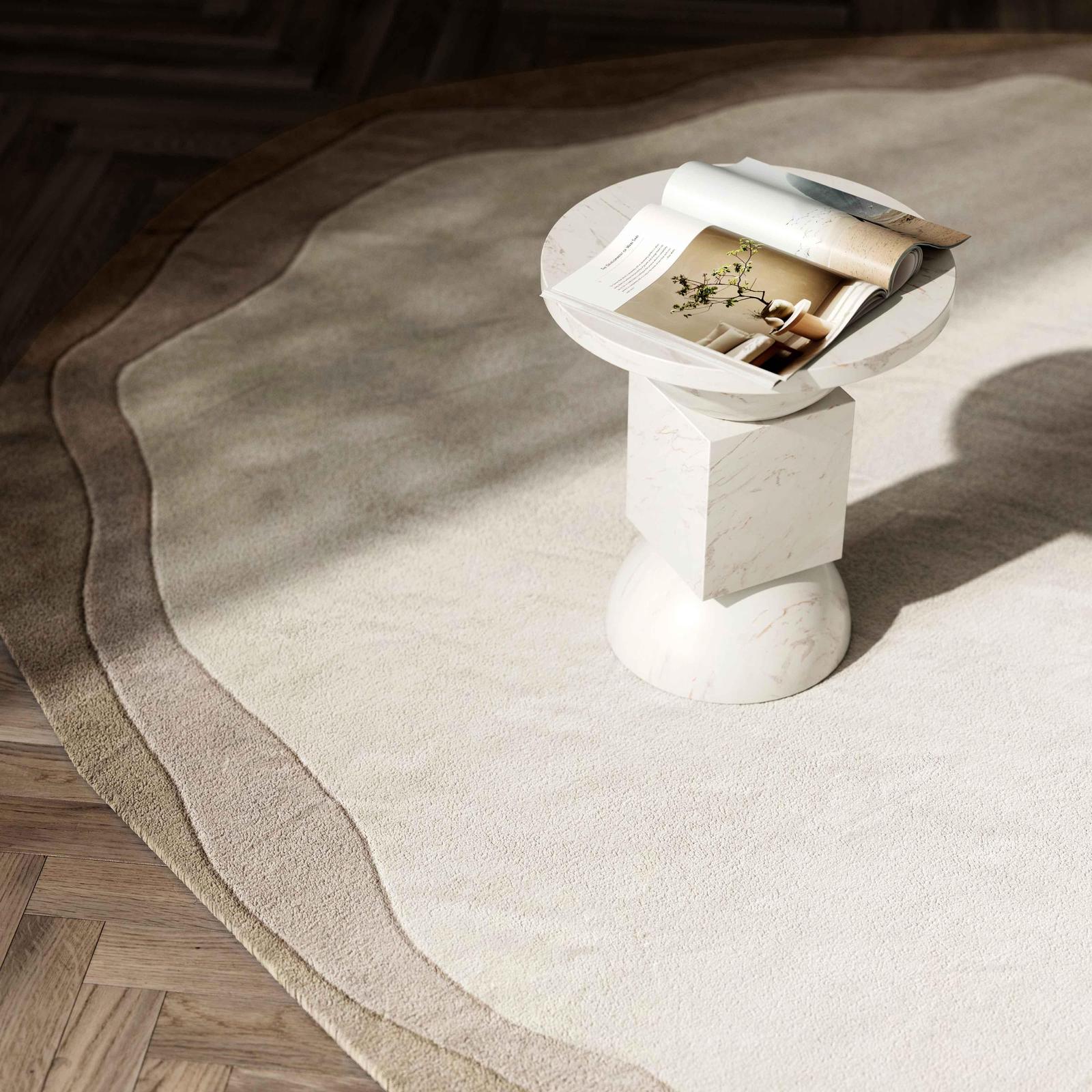 Tarba Tan 8'x10' Organic Floor Rug - Image 2