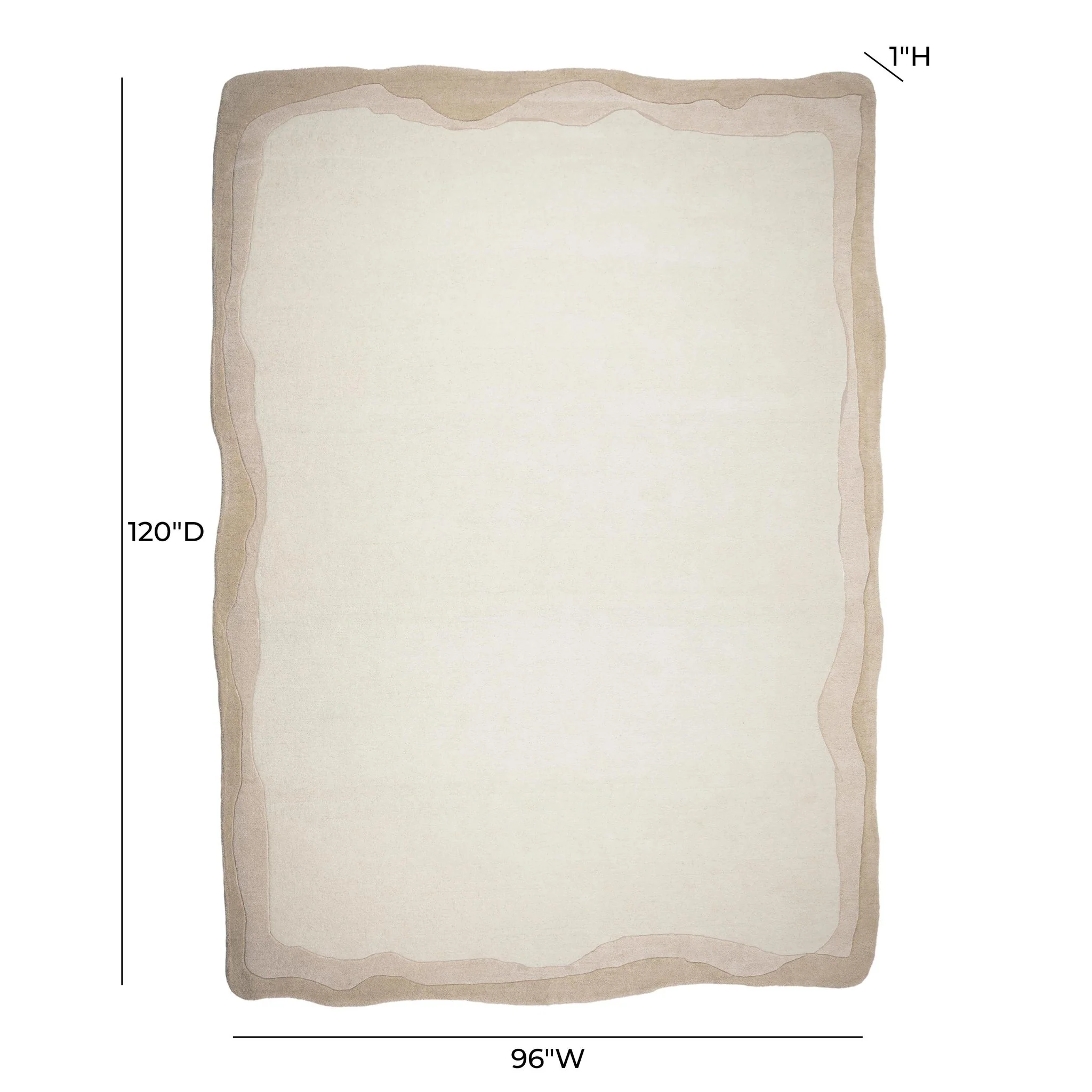 Tarba Tan 8'x10' Rectangular Floor Rug - Image 6