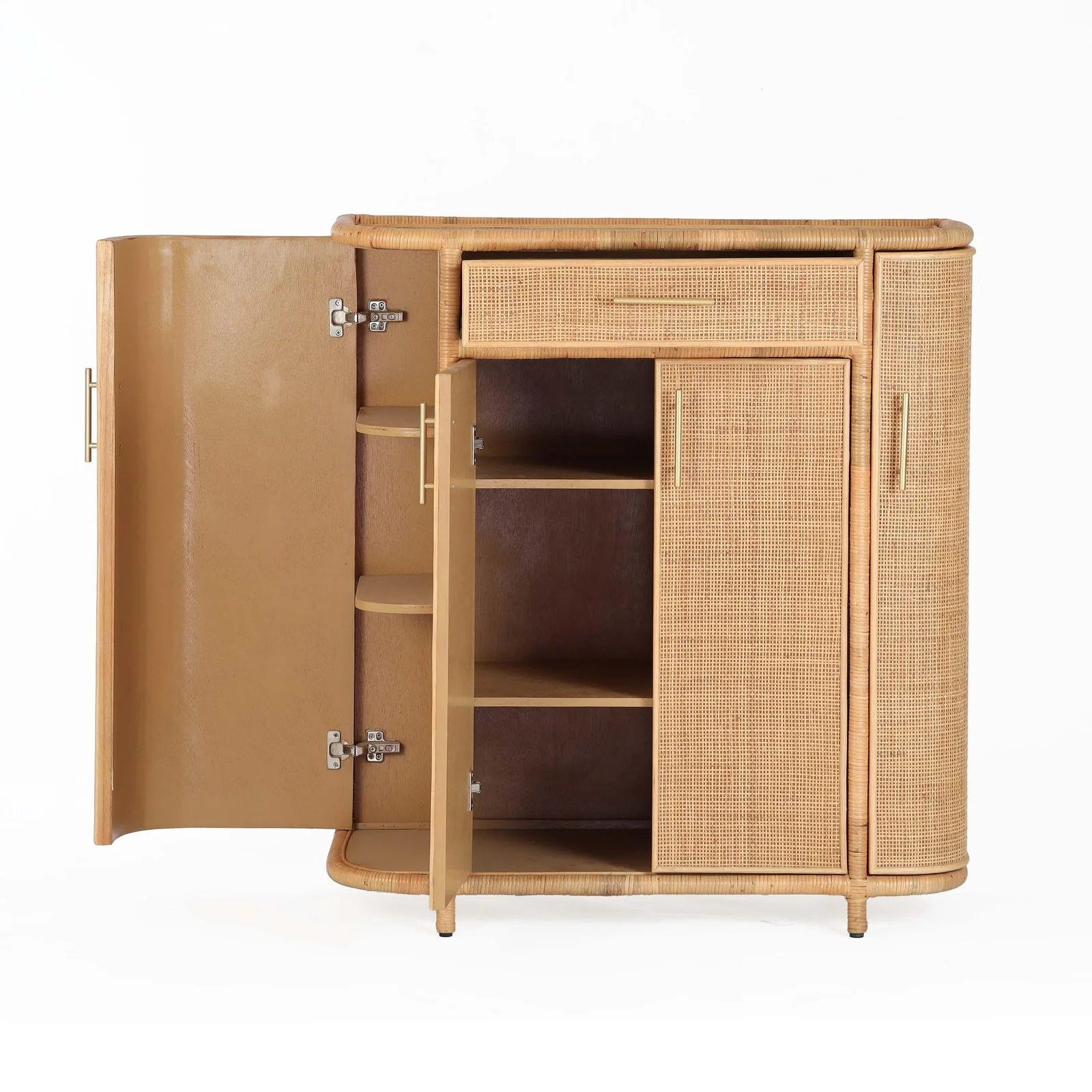 Tarot Natural Rattan Bar Cabinet - Image 4
