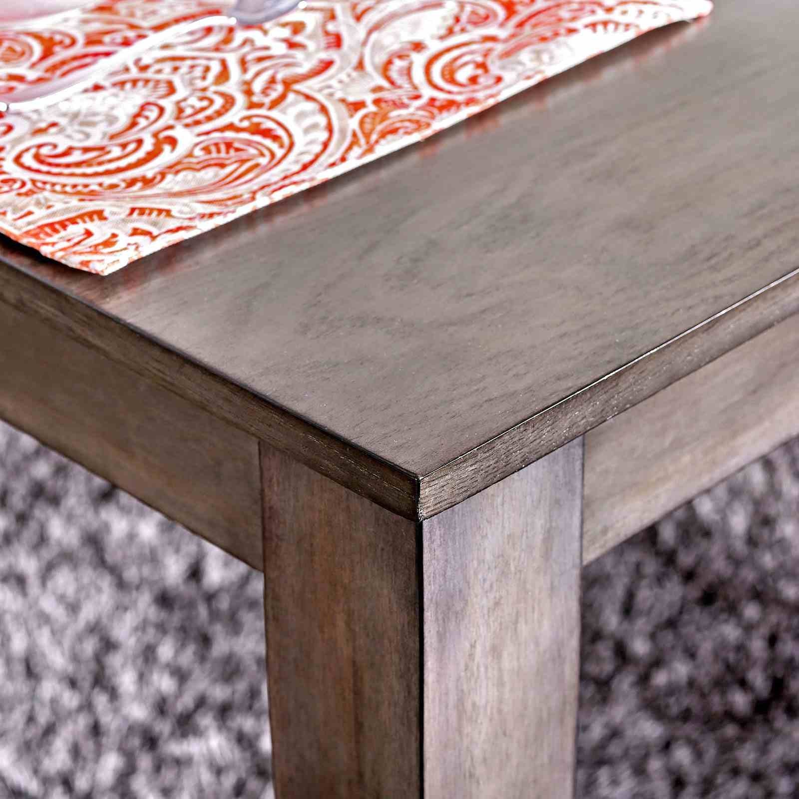 Taylah 7 Pc. Dining Table Set, Weathered Gray - Image 2