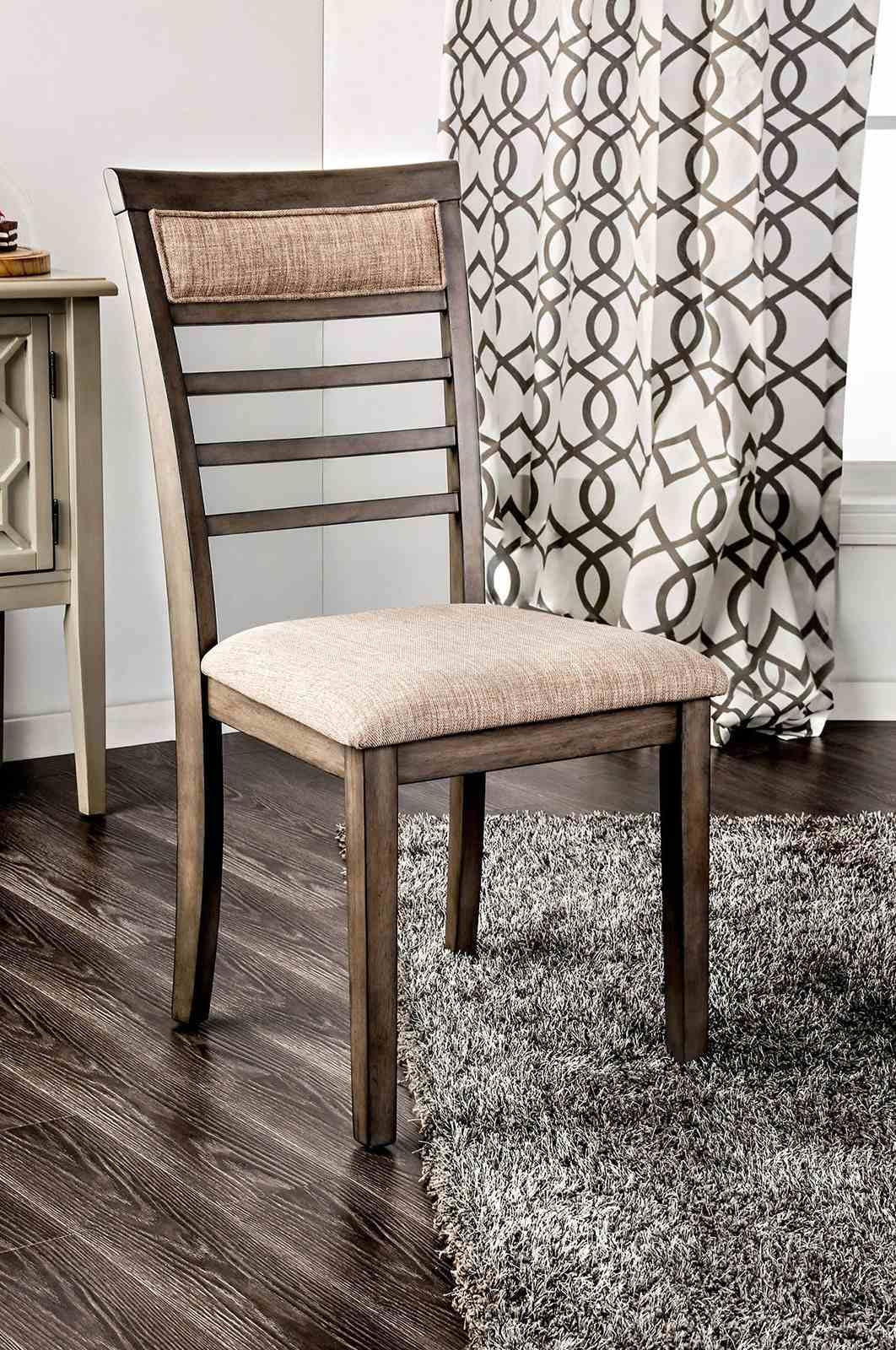 Taylah 7 Pc. Dining Table Set, Weathered Gray - Image 4