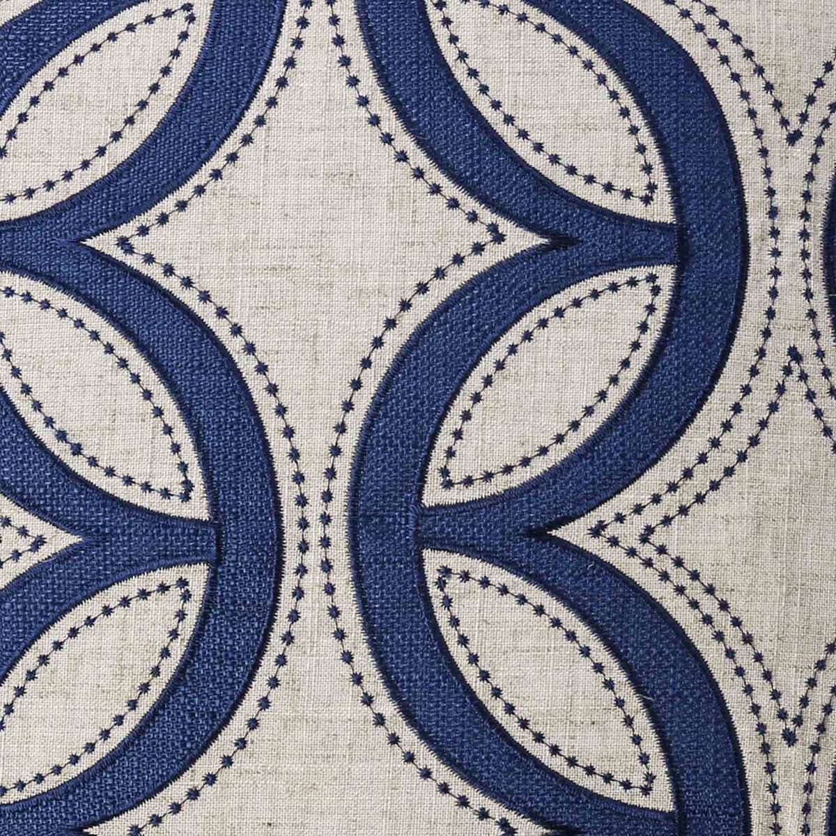 Teri 20" X 20" Pillow, Natural & Indigo (2/CTN) - Image 2