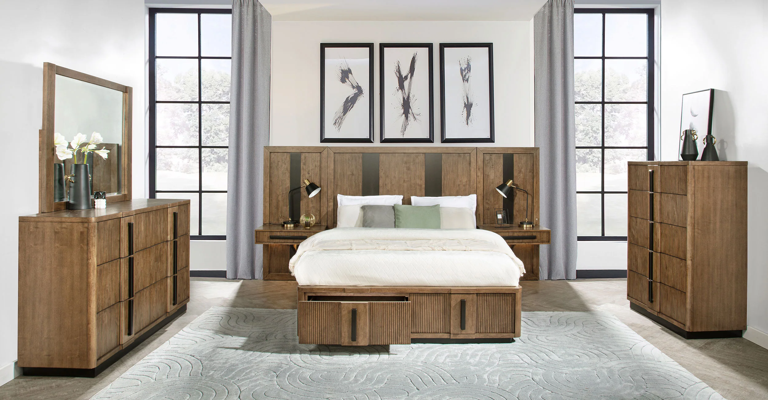 Terrace Panel Platform Storage Bed - Image 27