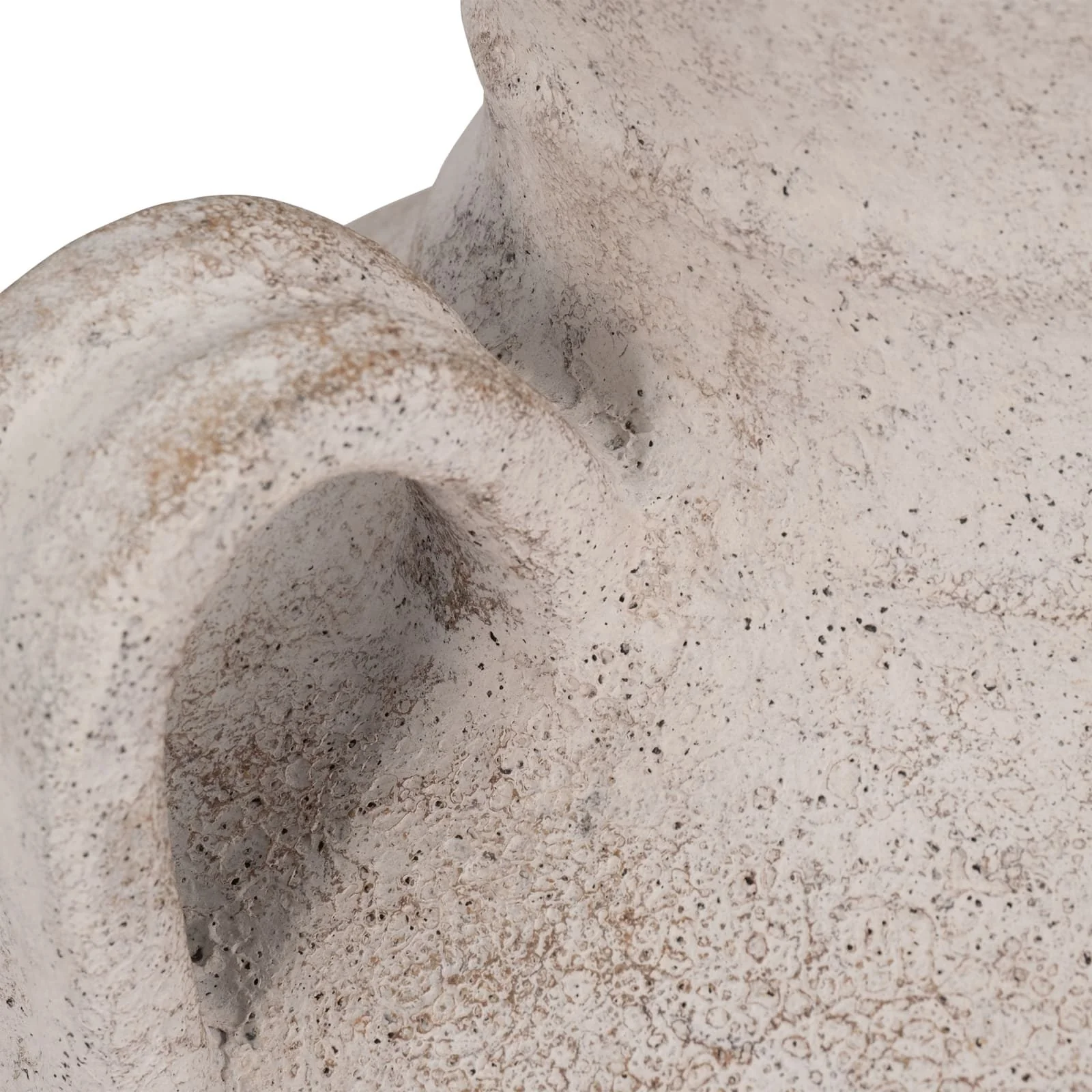 Terracotta, 12" Triple Handle Jug, Ivory - Image 4