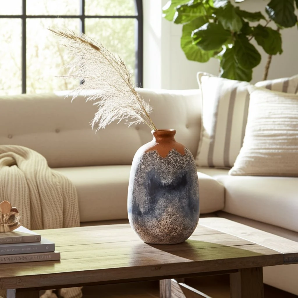 Terracotta, 16" Rustic Vase, Multi - Image 11