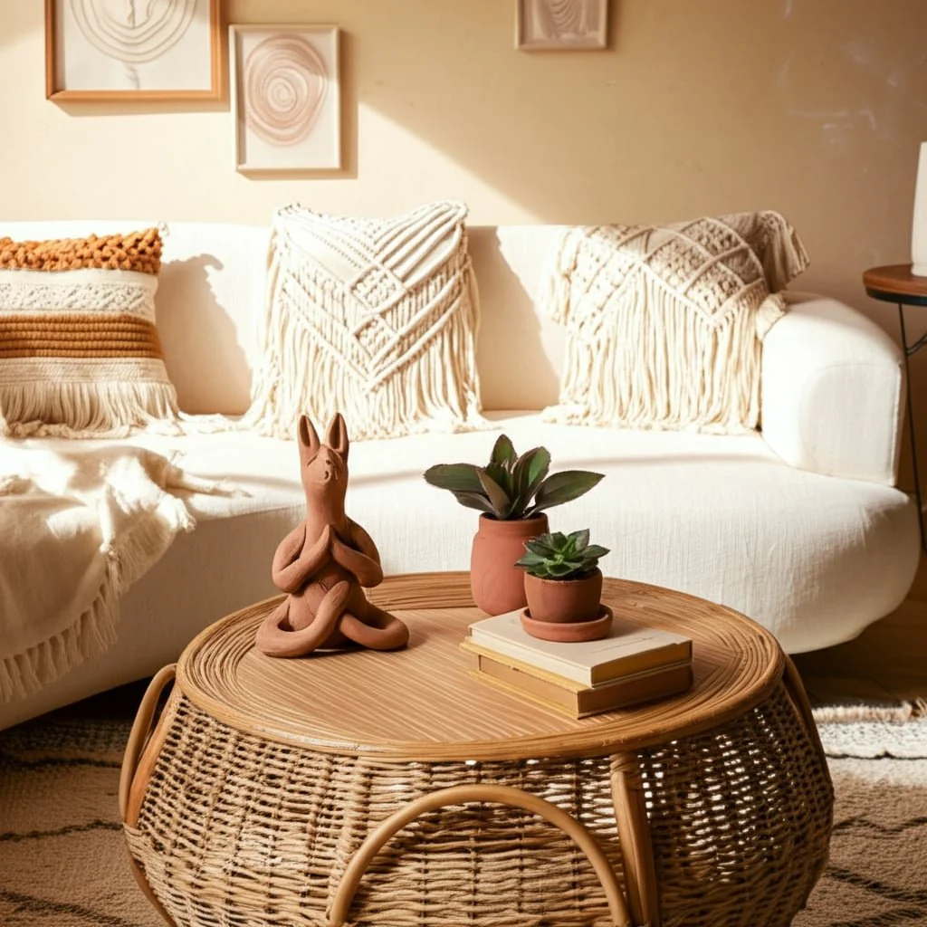 Terracotta, 7" Namaste Yoga Bunny, Natural - Image 12