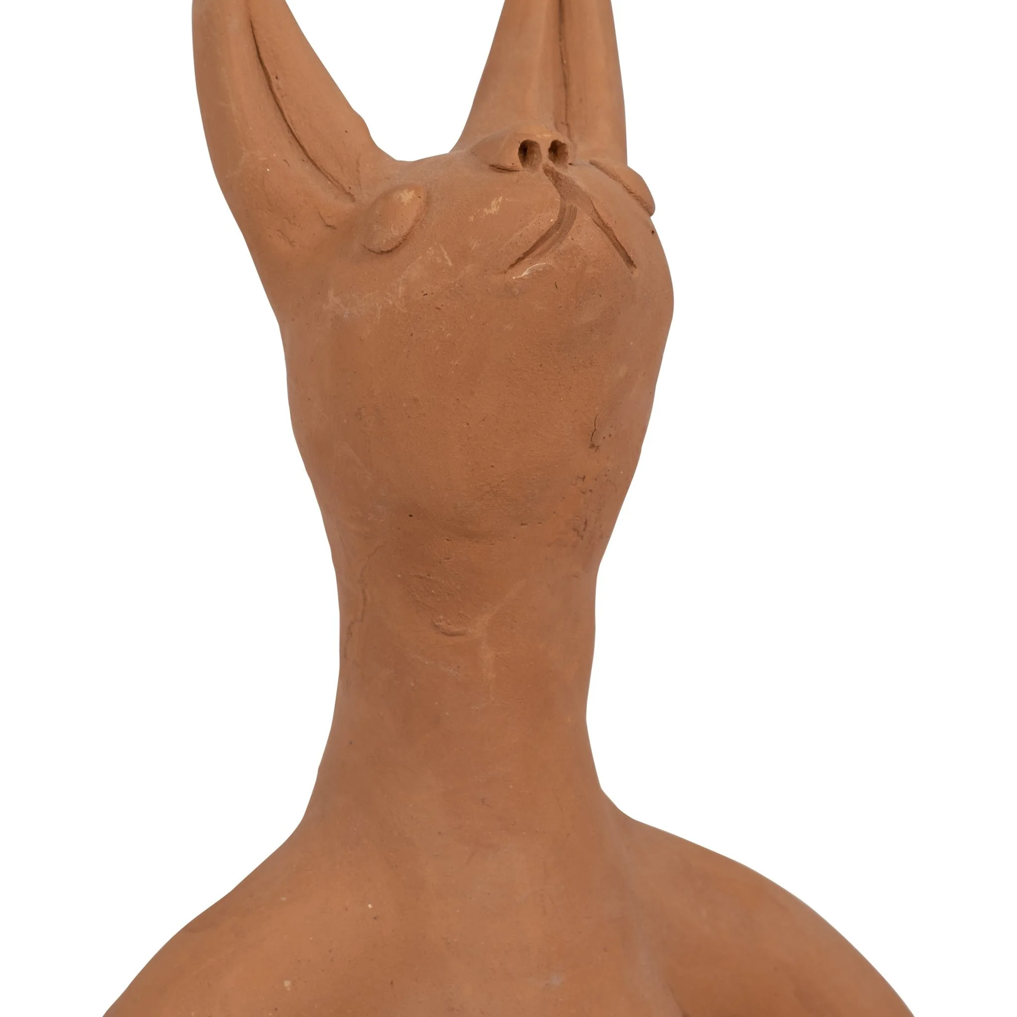 Terracotta, 9" Om Yoga Bunny, Natural - Image 5