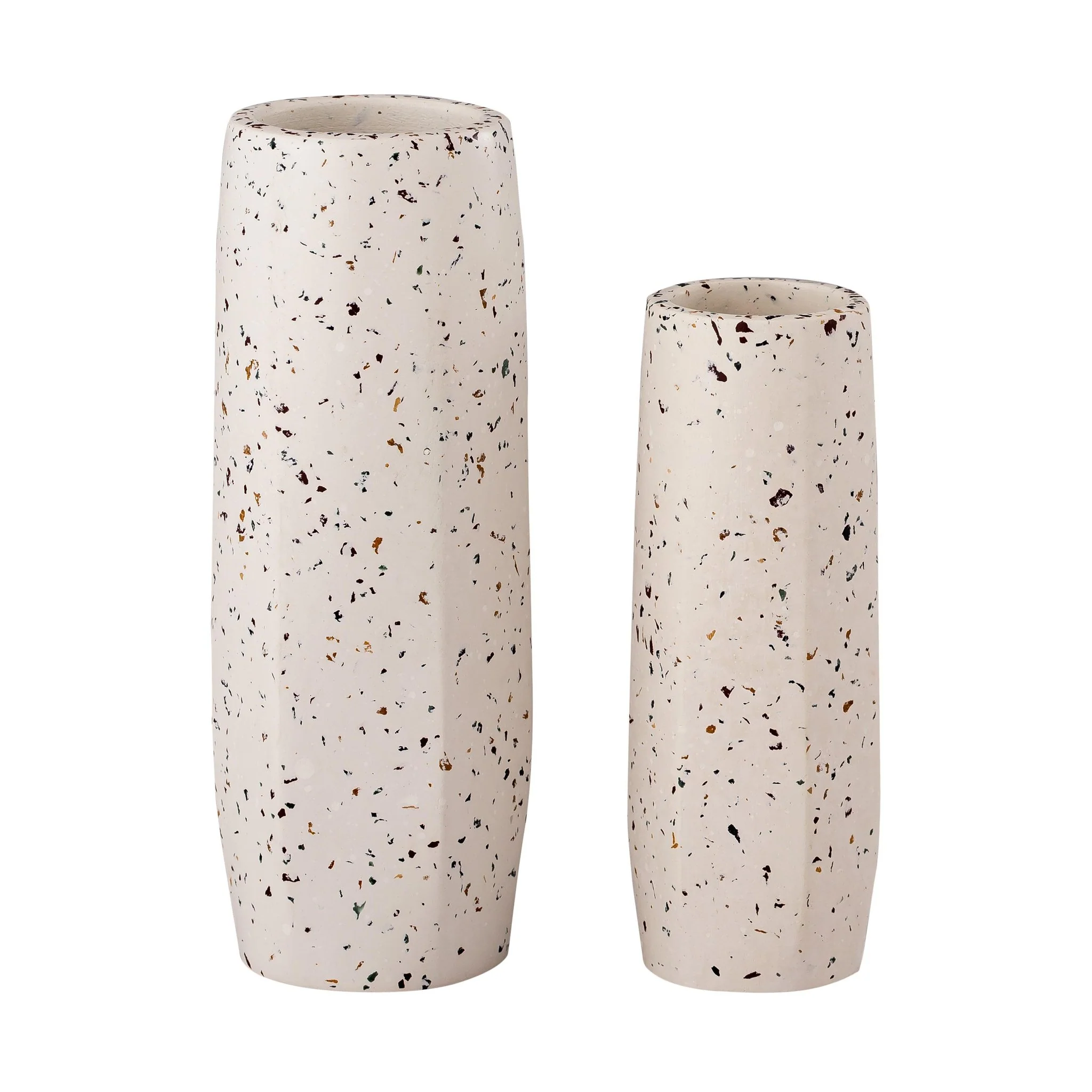 Terrazzo White Vase - Medium Skinny - Image 3