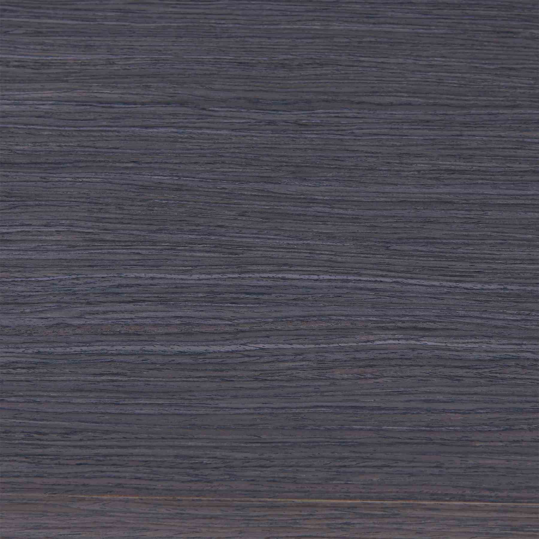 Tessa Contemporary Dining Table in Matte Black Finish and Gray Walnut Top - Image 3