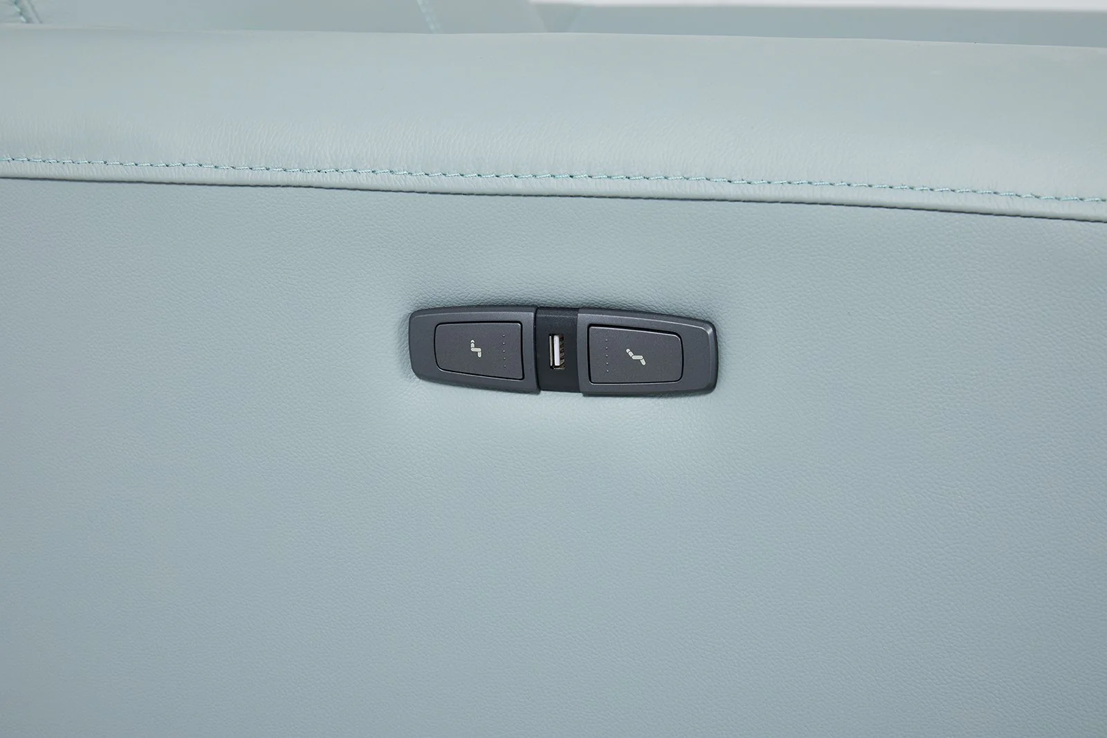 Themis Power Sectional, Right Chaise, Pale Blue - Image 3