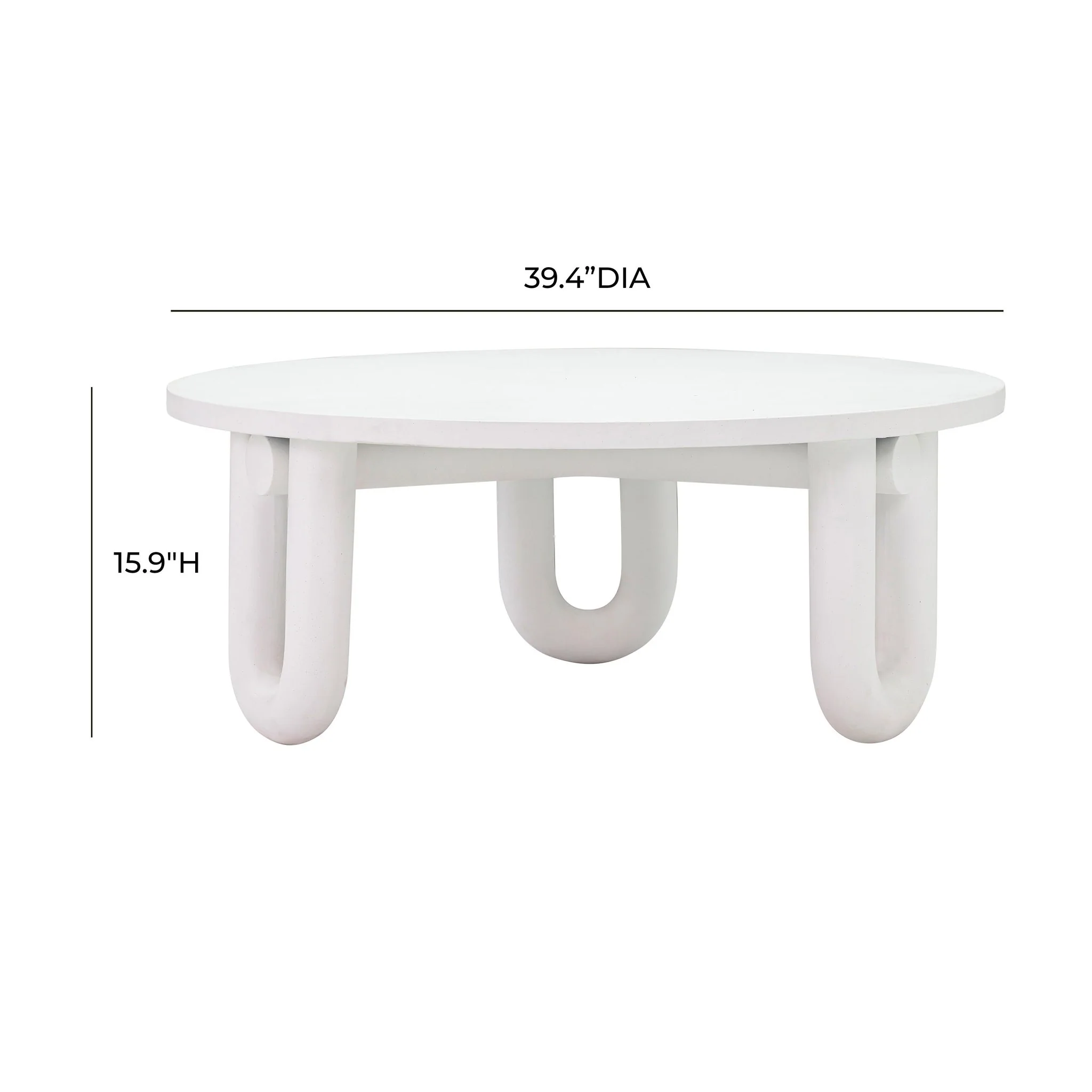 Tildy Concrete Coffee Table - Image 7