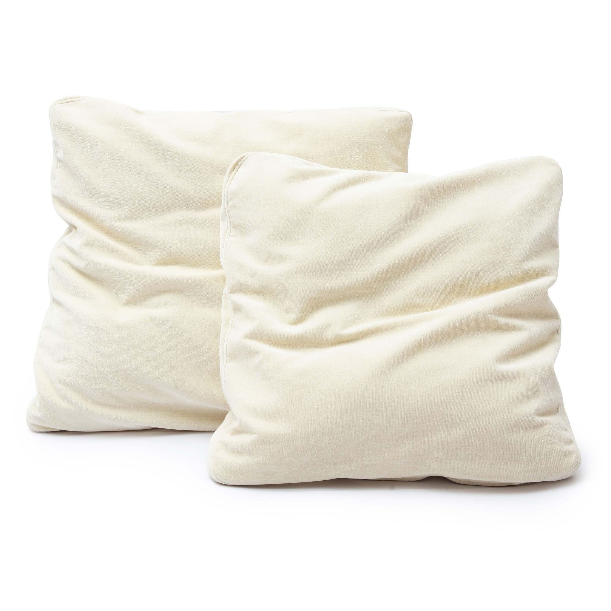 Tipsy Cream Chenille 24 x 24 inch Square Floppy Pillow - Image 4