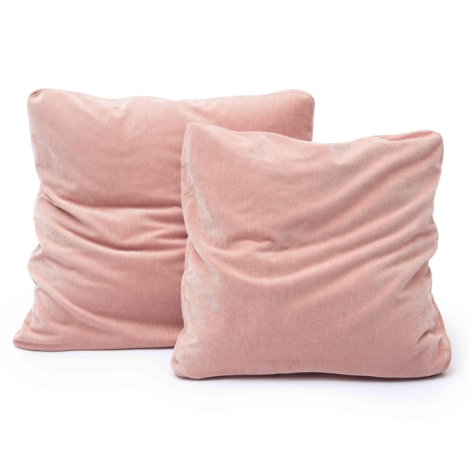 Tipsy Rose Upcycled Chenille 24 x 24 inch Square Floppy Pillow - Image 4