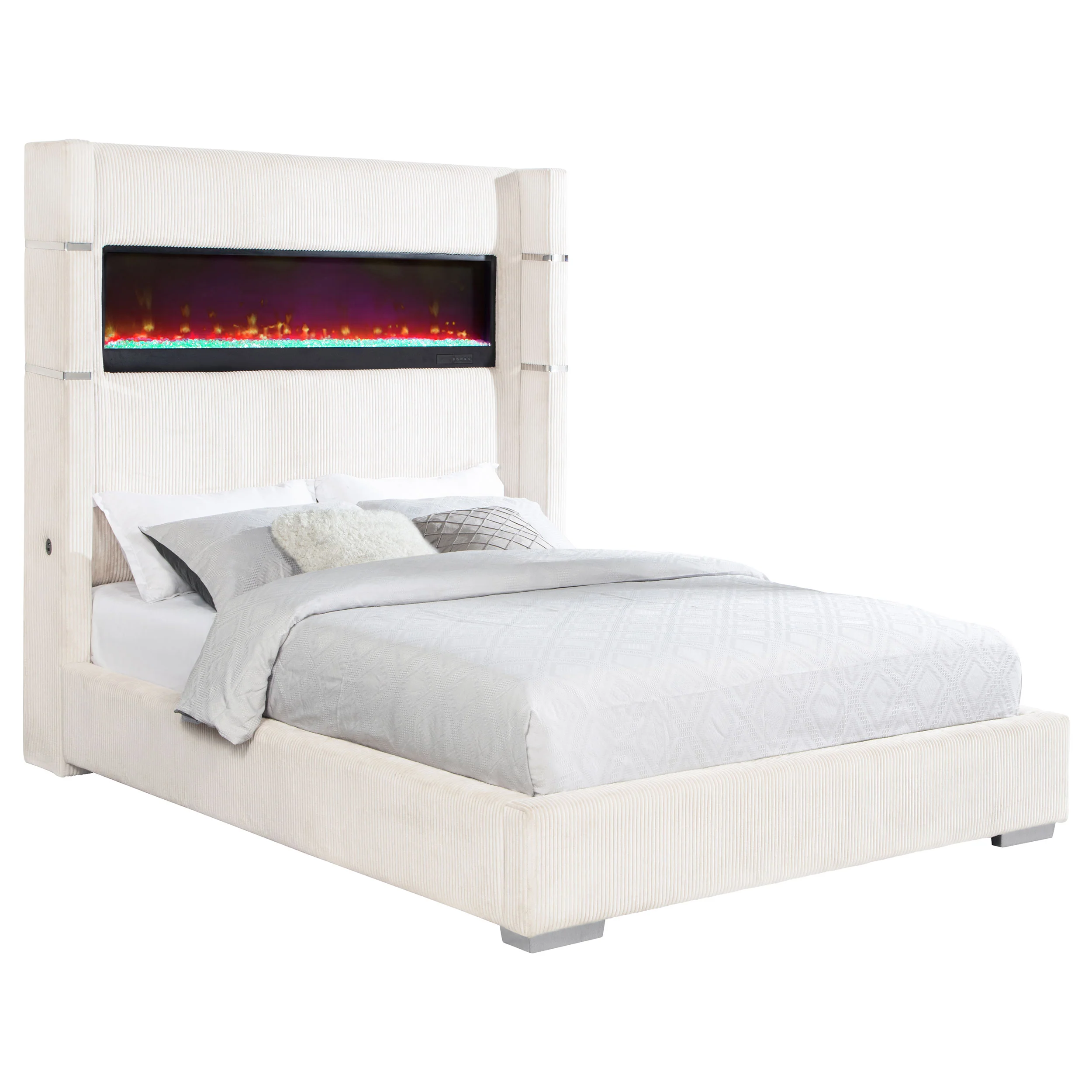 Tisdall Wingback Bed with Flame Visualizer - Image 23