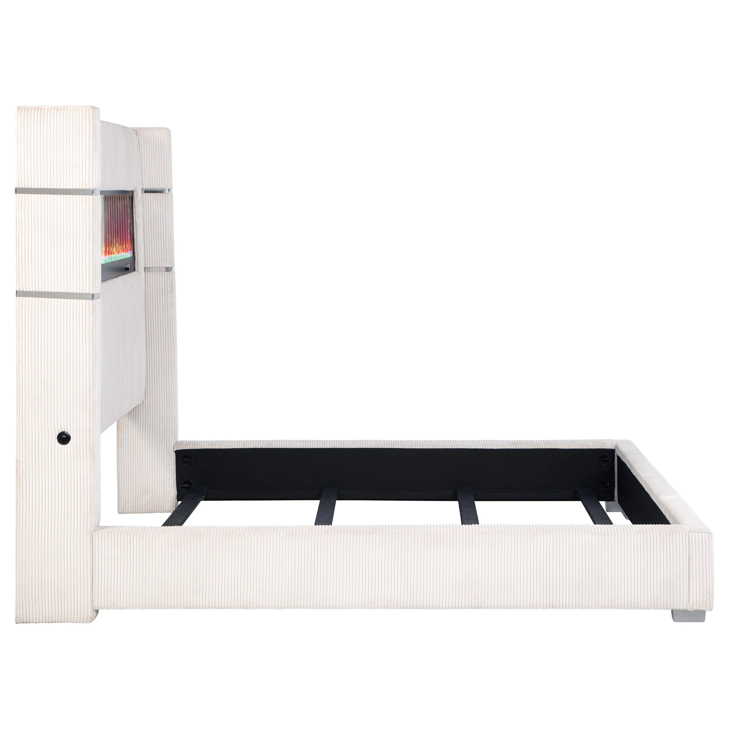 Tisdall Wingback Bed with Flame Visualizer - Image 26