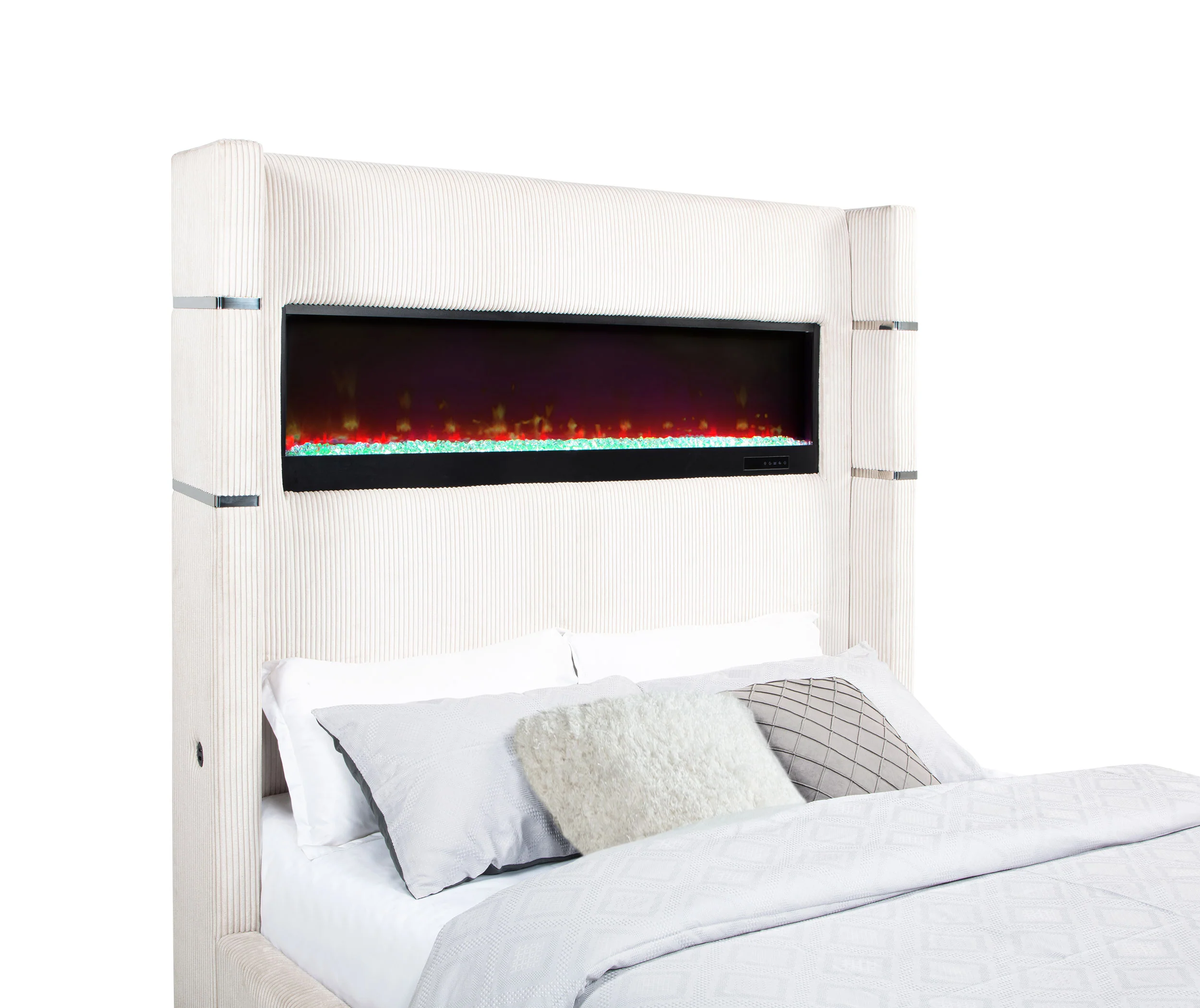 Tisdall Wingback Bed with Flame Visualizer - Image 27