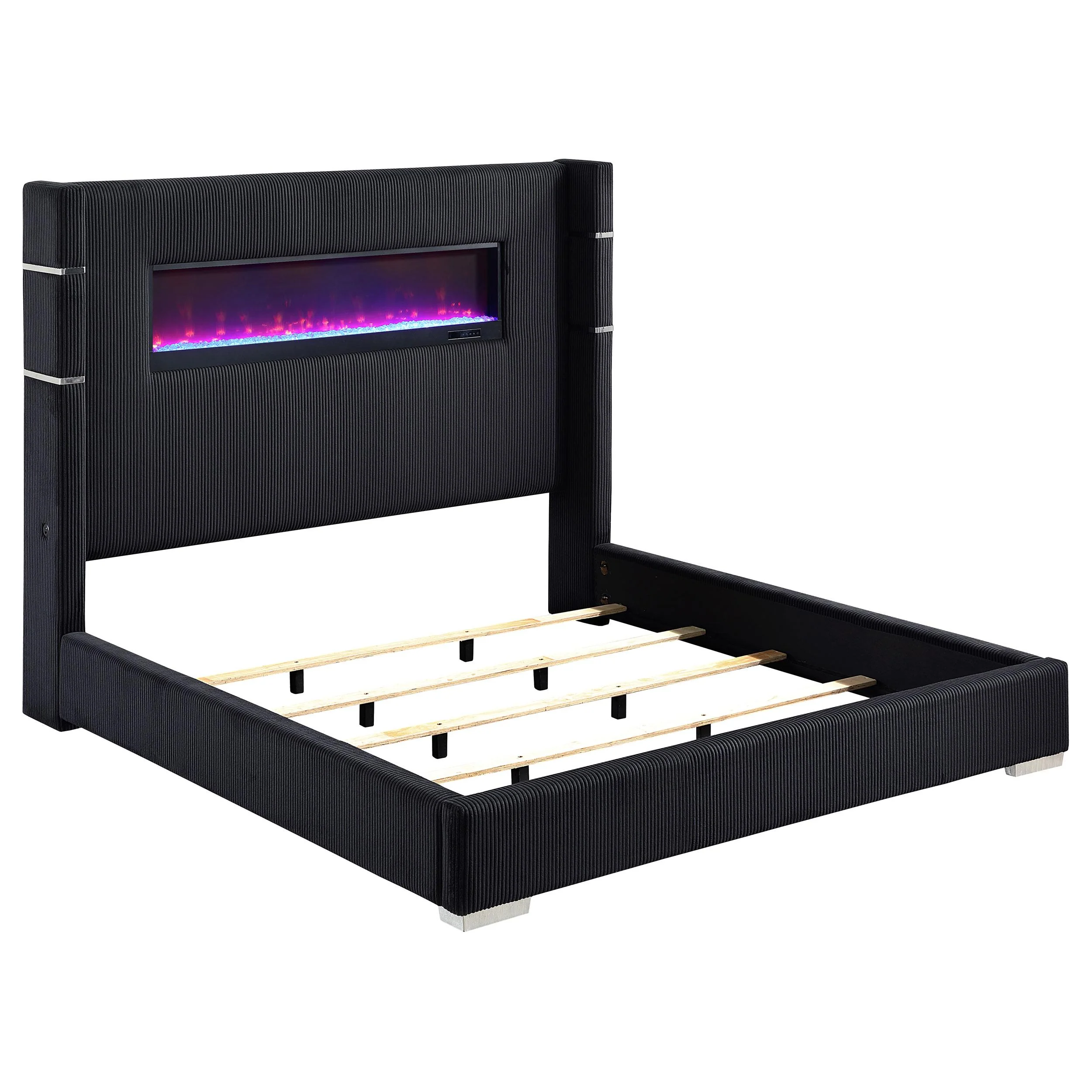 Tisdall Wingback Bed with Flame Visualizer - Image 31