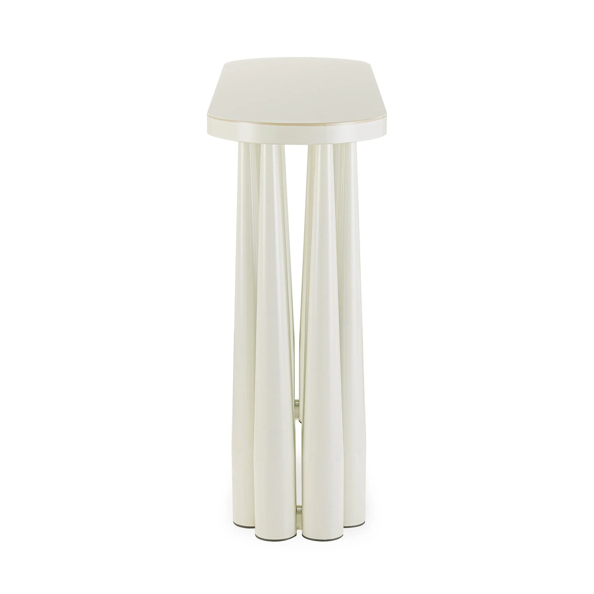 Titan Cream Glossy Console Table - Image 5