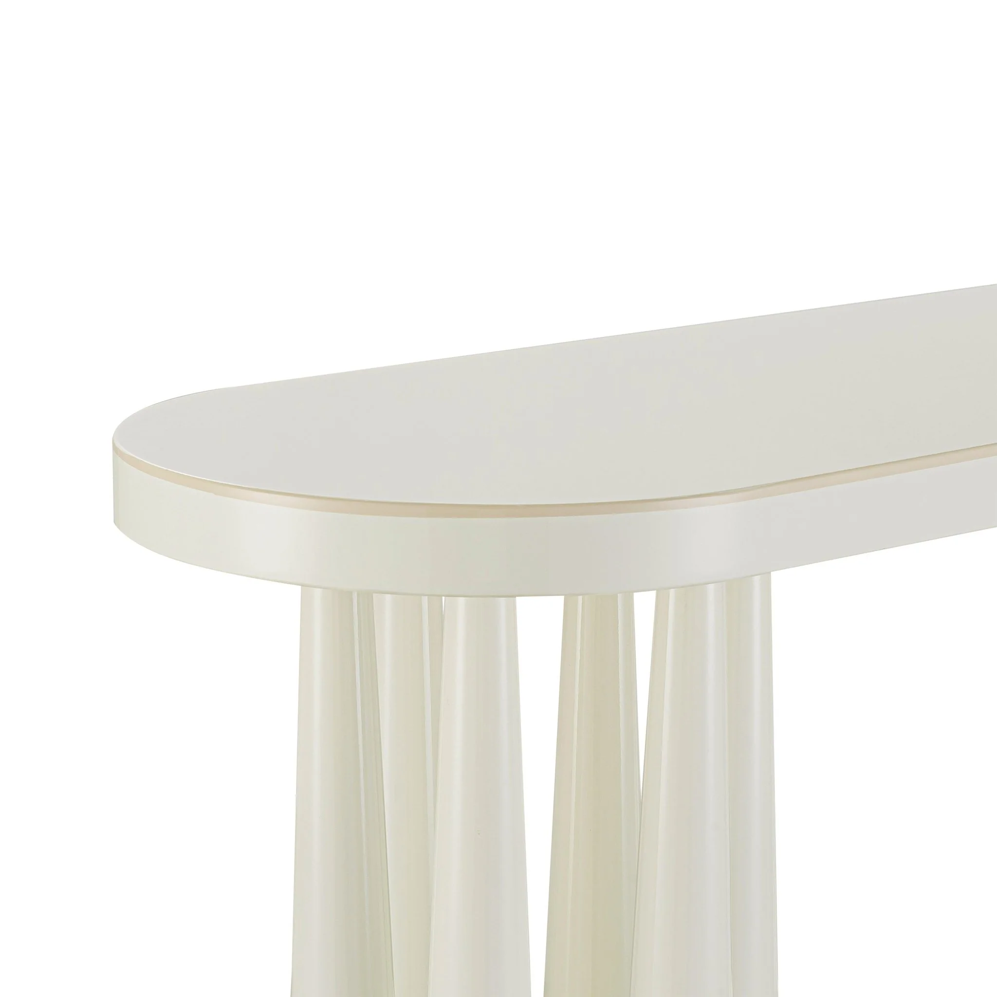 Titan Cream Glossy Console Table - Image 7