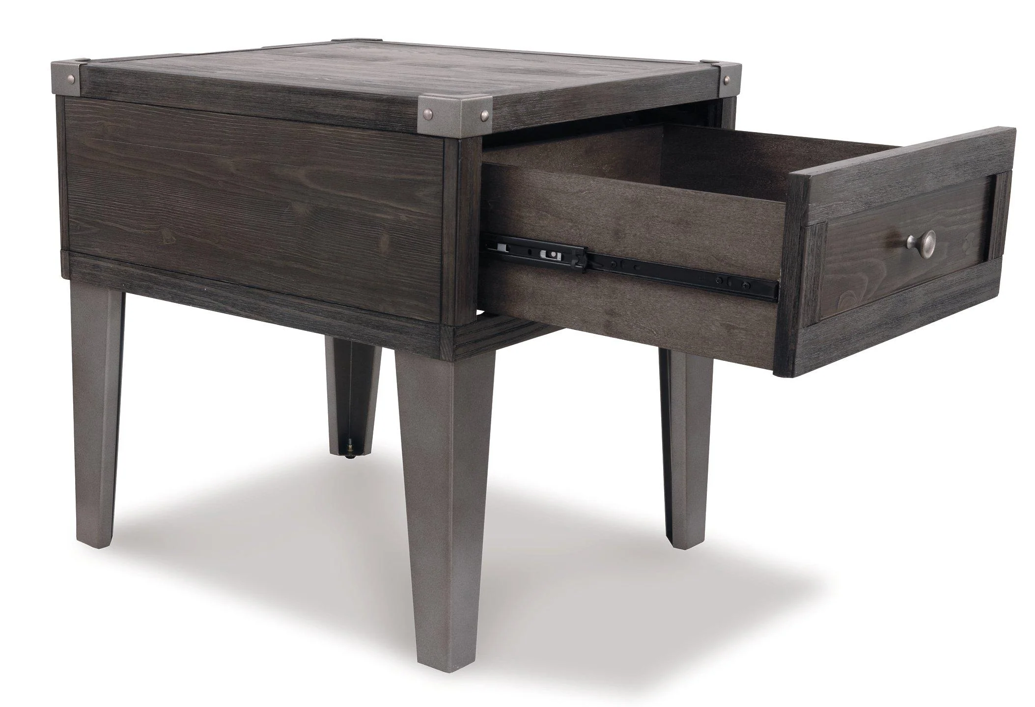 Todoe End Table with USB Ports & Outlets - Image 11