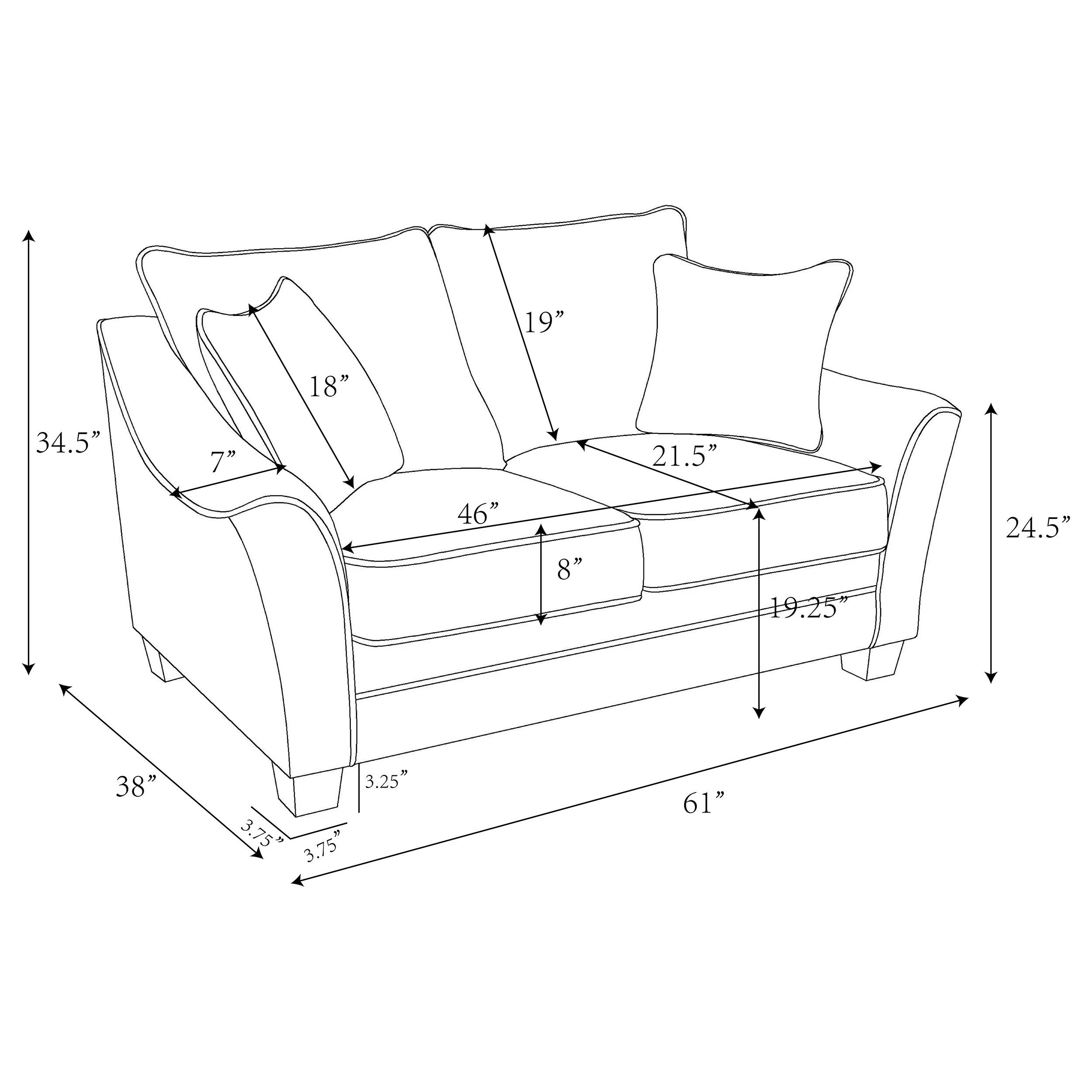 Tomkins Sofa Set - Image 34