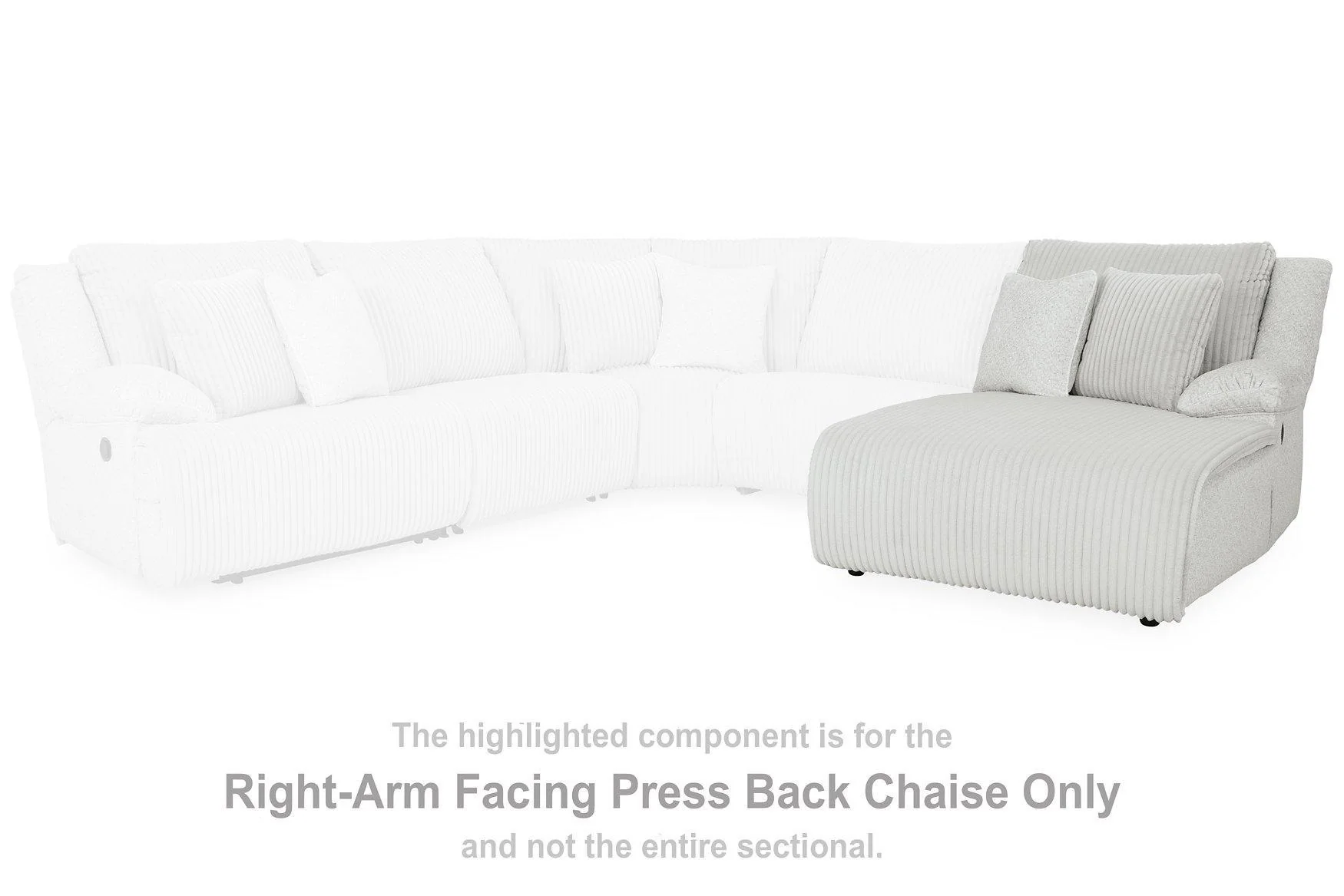 Top Tier Sectional Sofa Chaise - Image 5