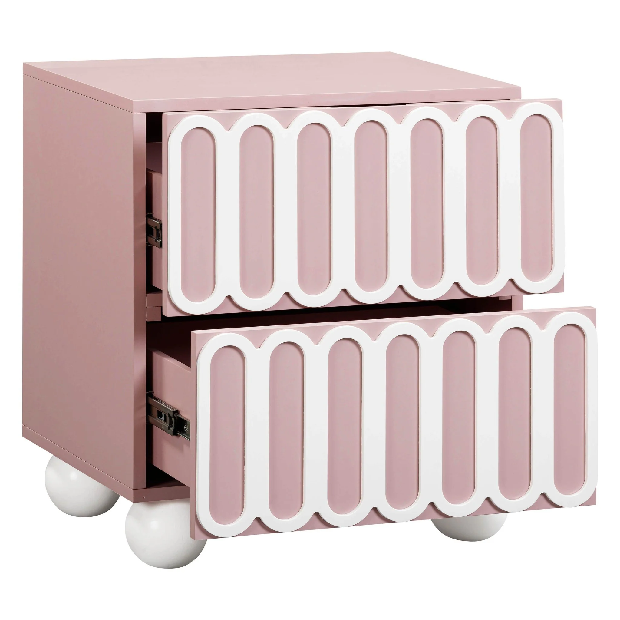 Tori Motif Mauve Nightstand - Image 5