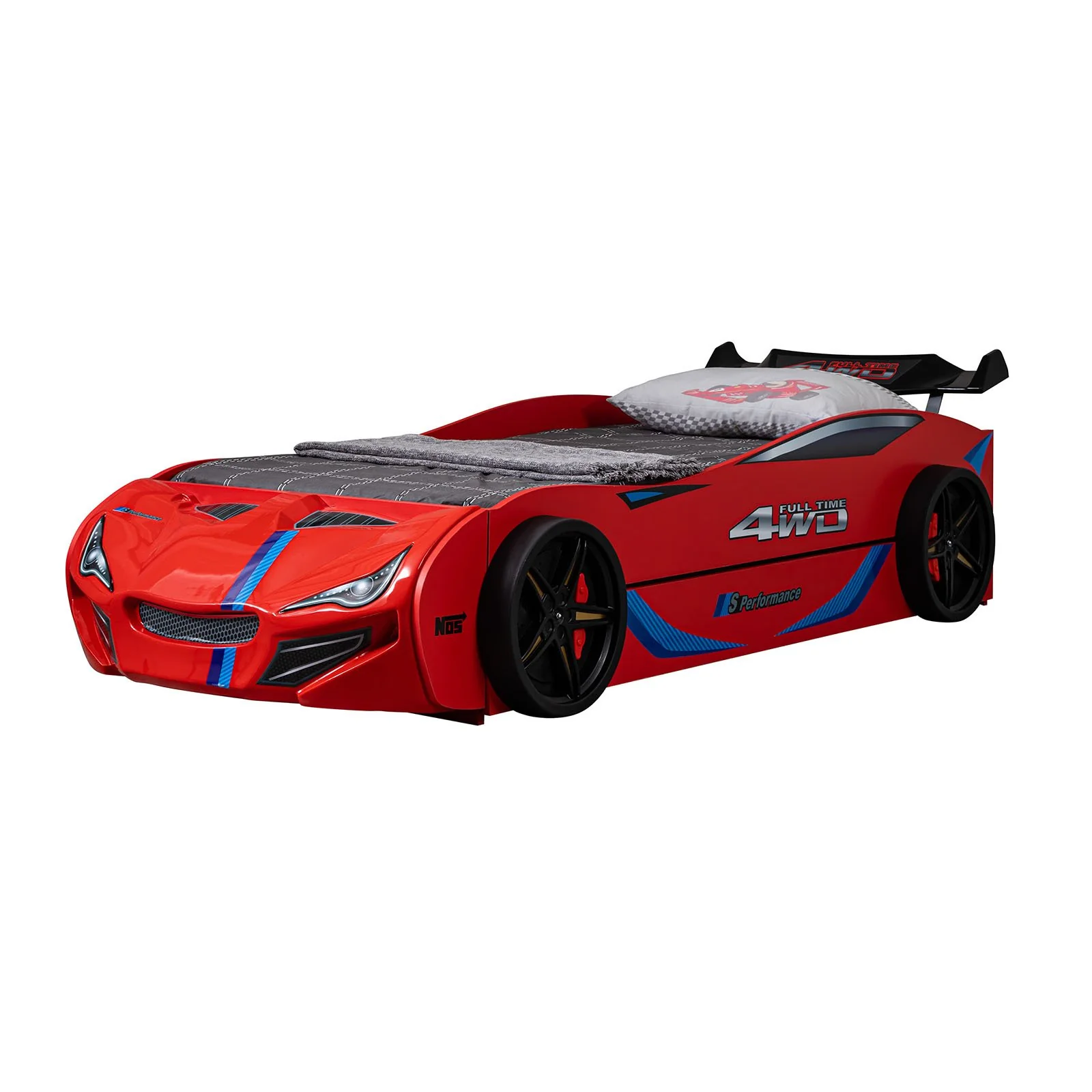 Tracklite Car Bed w/ Trundle, Red - Image 7