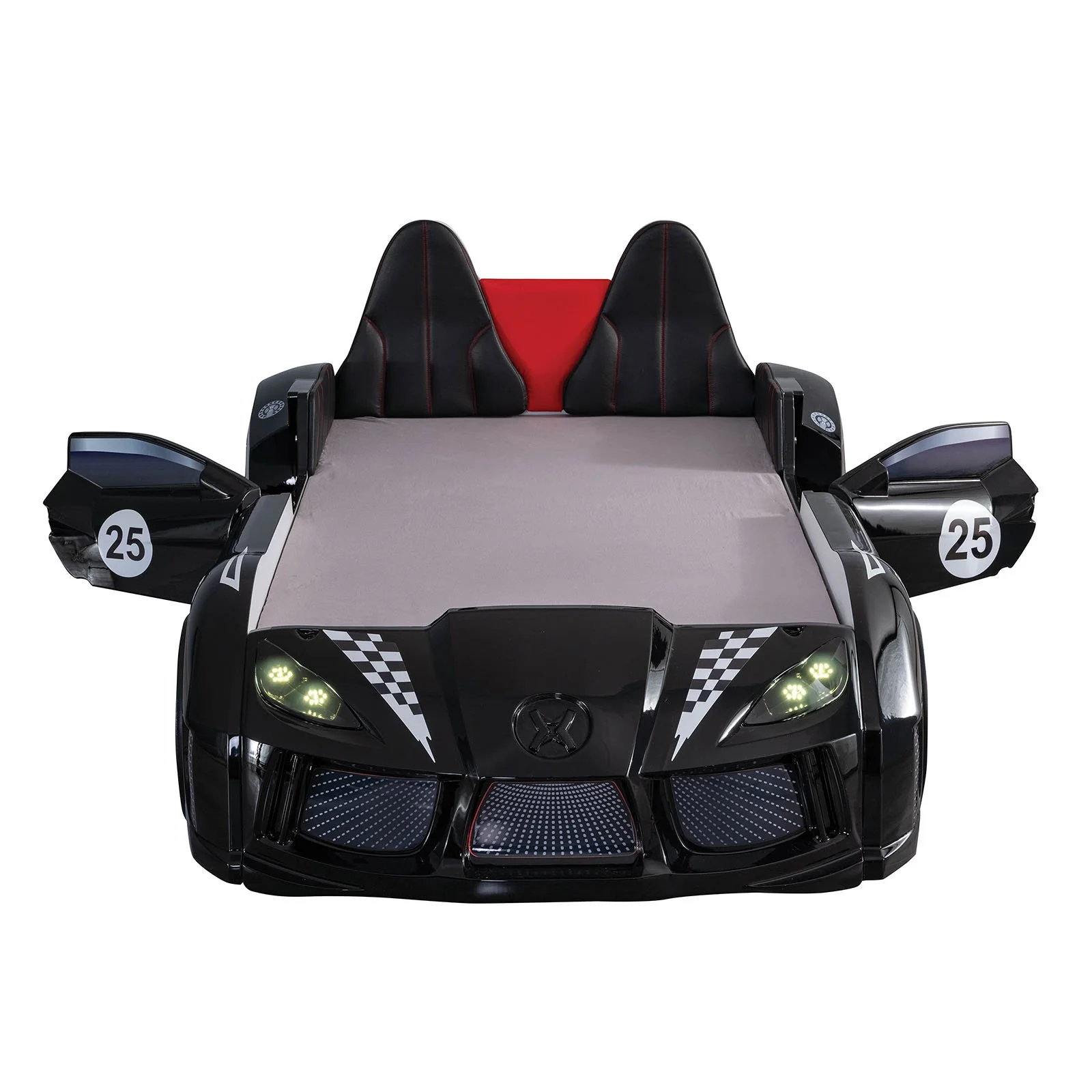 Trackster Twin Car Bed, Black - Image 5
