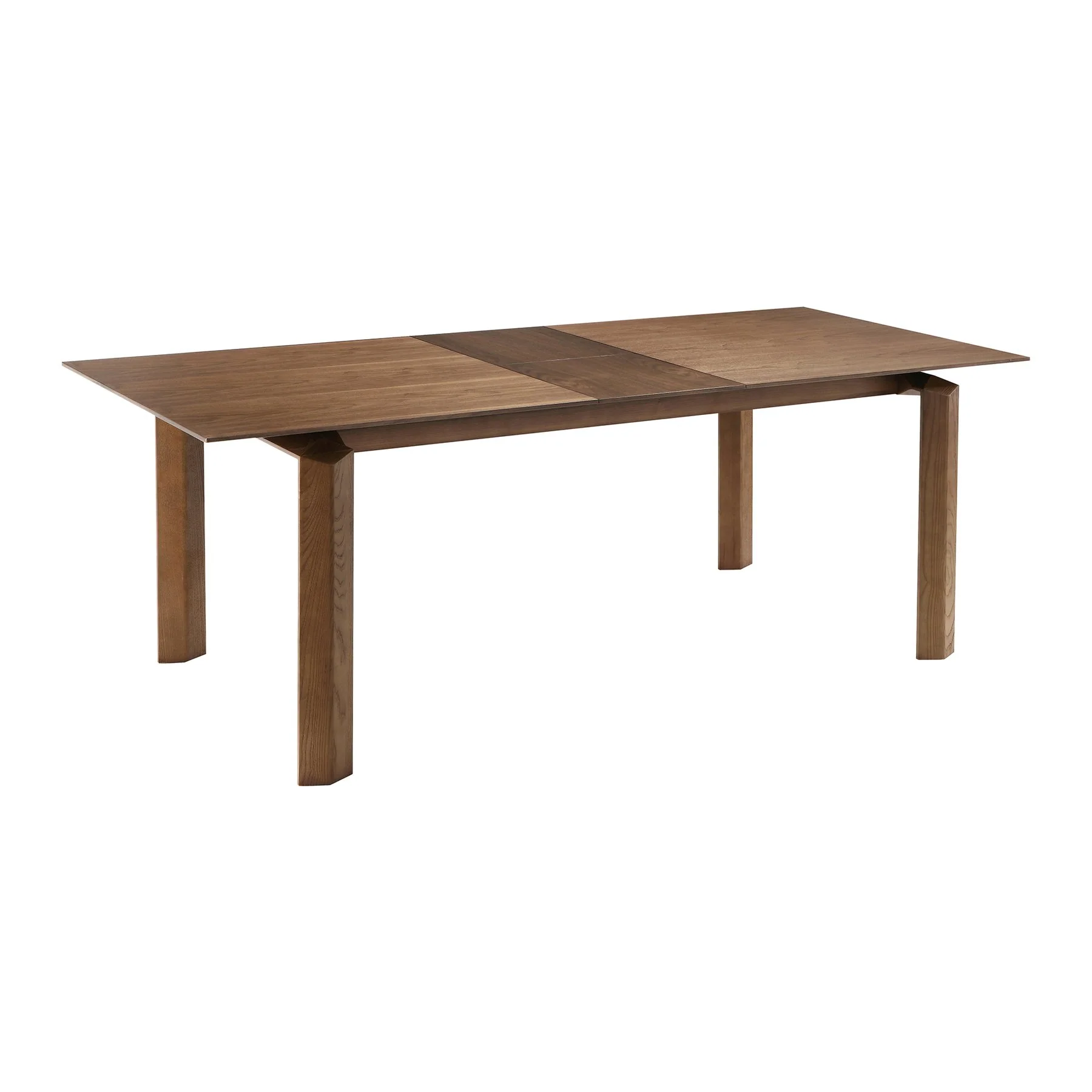 Treviso Archie Mid-Century Walnut Wood 5 Piece Dining Set - Image 3