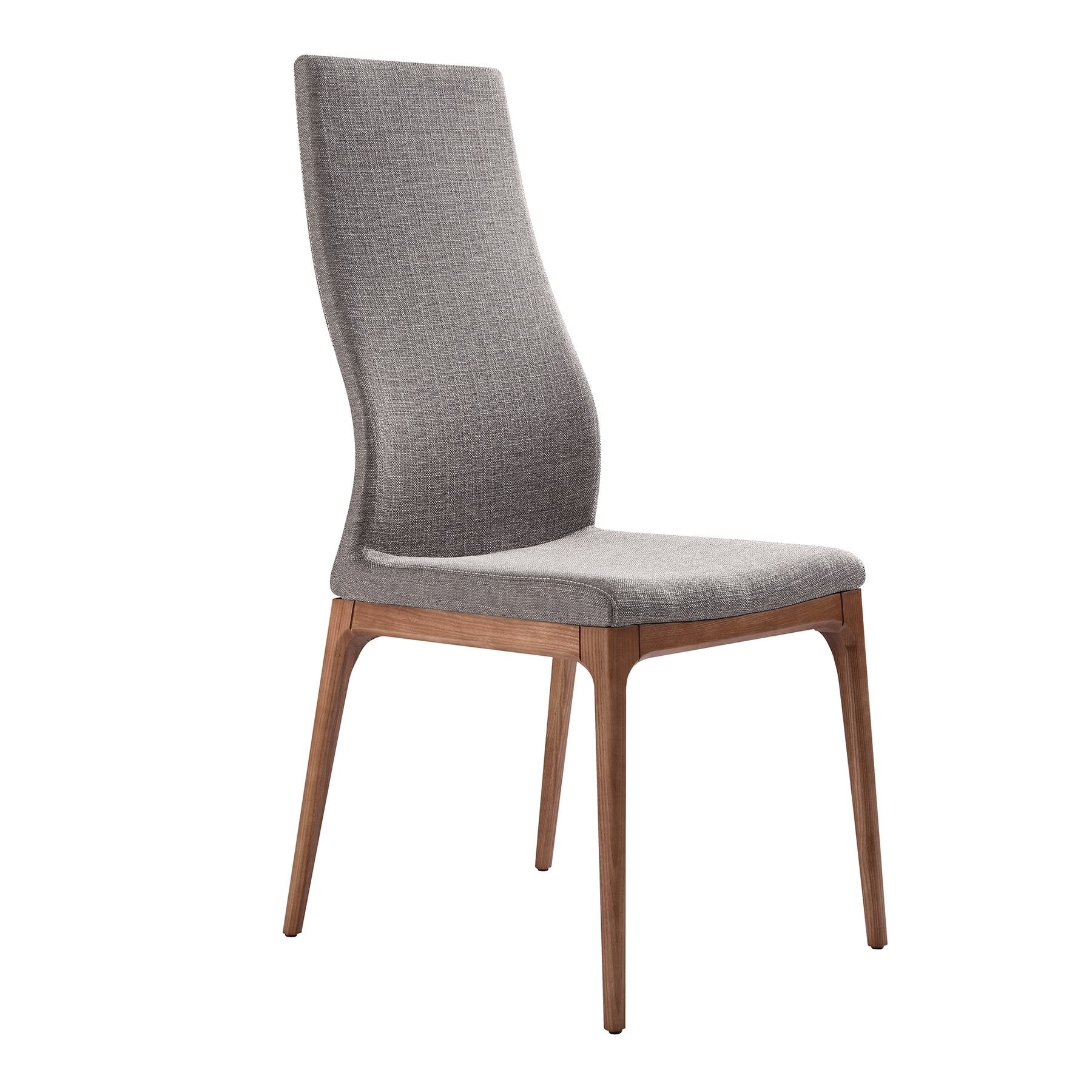 Treviso Parker Mid-Century Walnut Wood 5 Piece Dining Set - Image 5