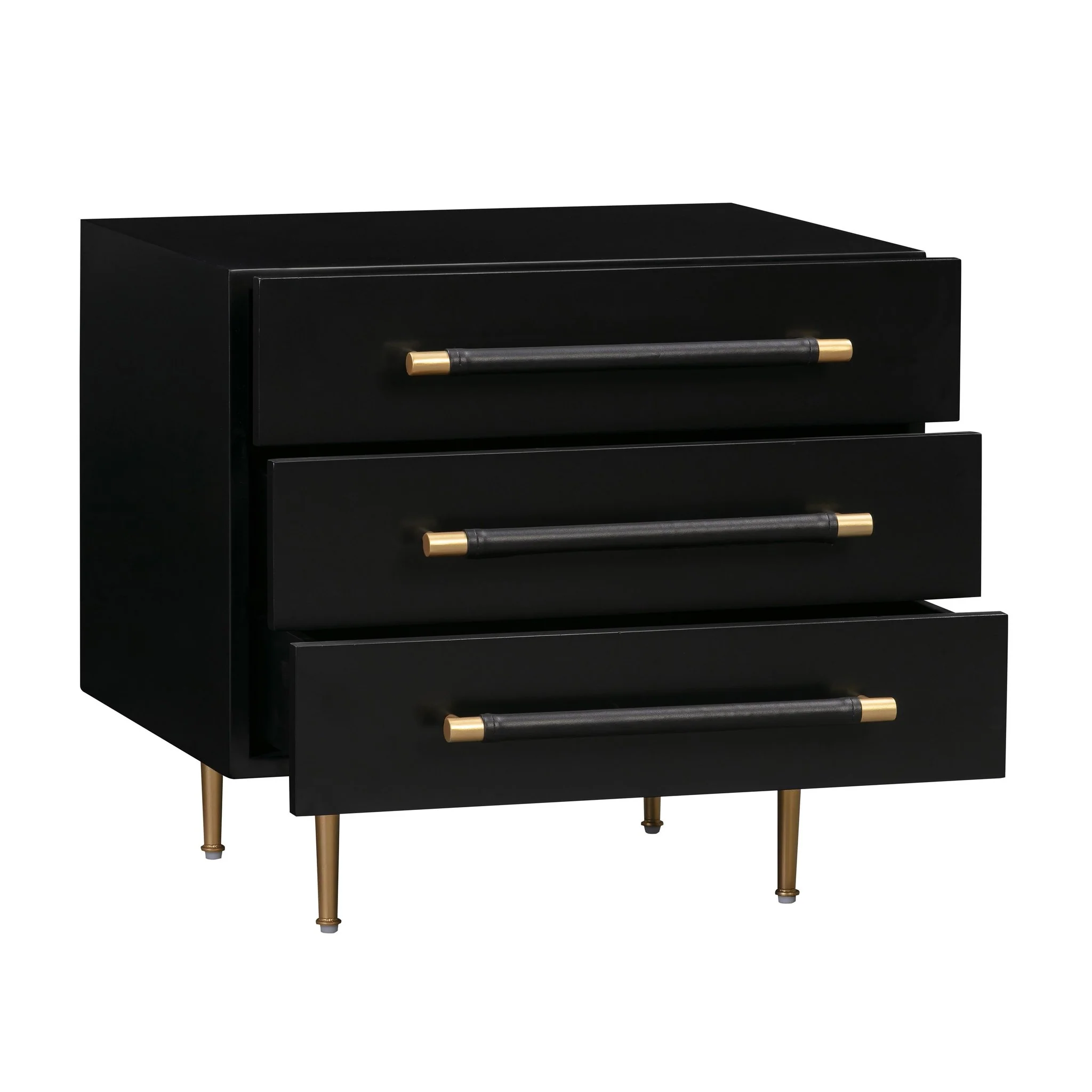Trident Black Nightstand - Image 6