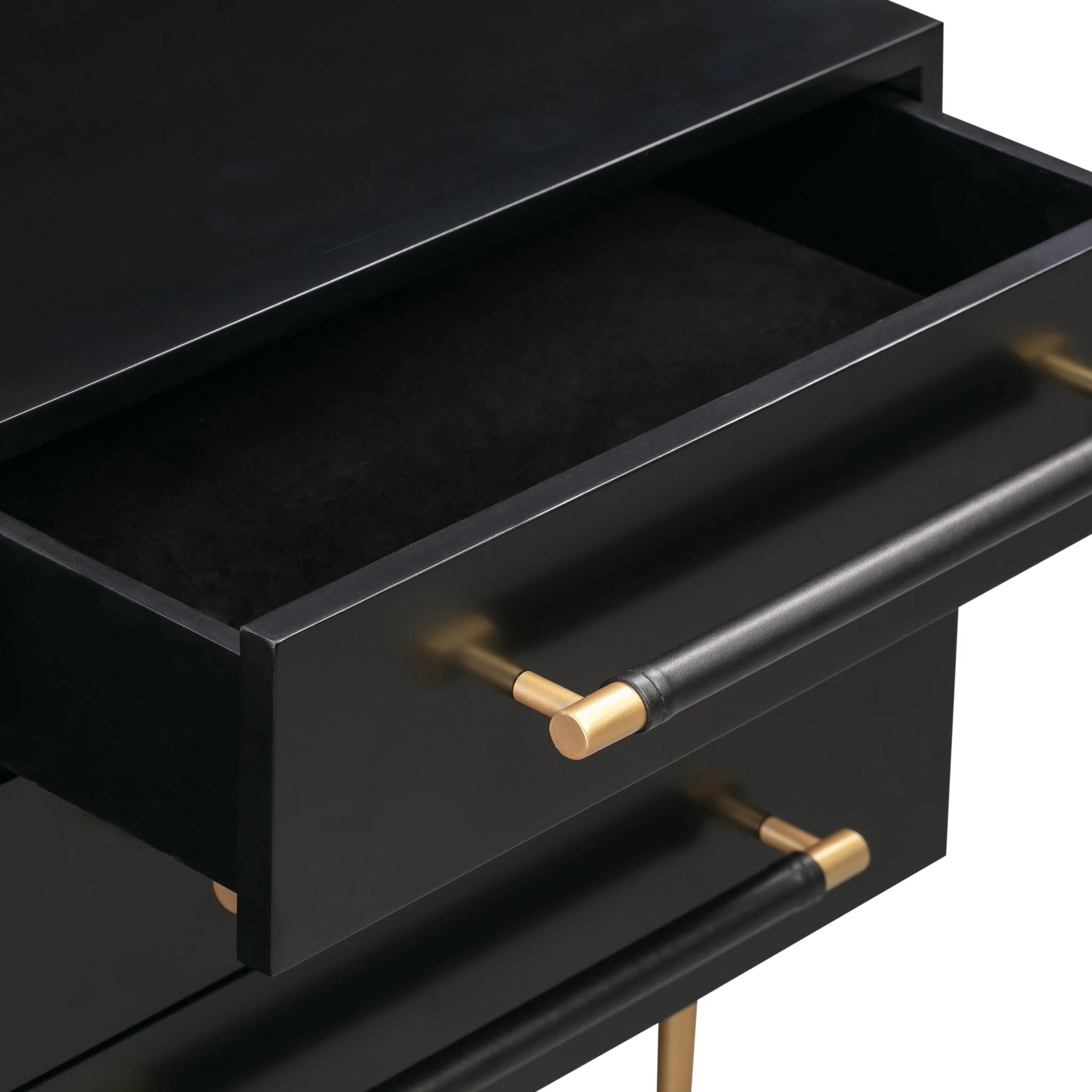 Trident Black Nightstand - Image 8