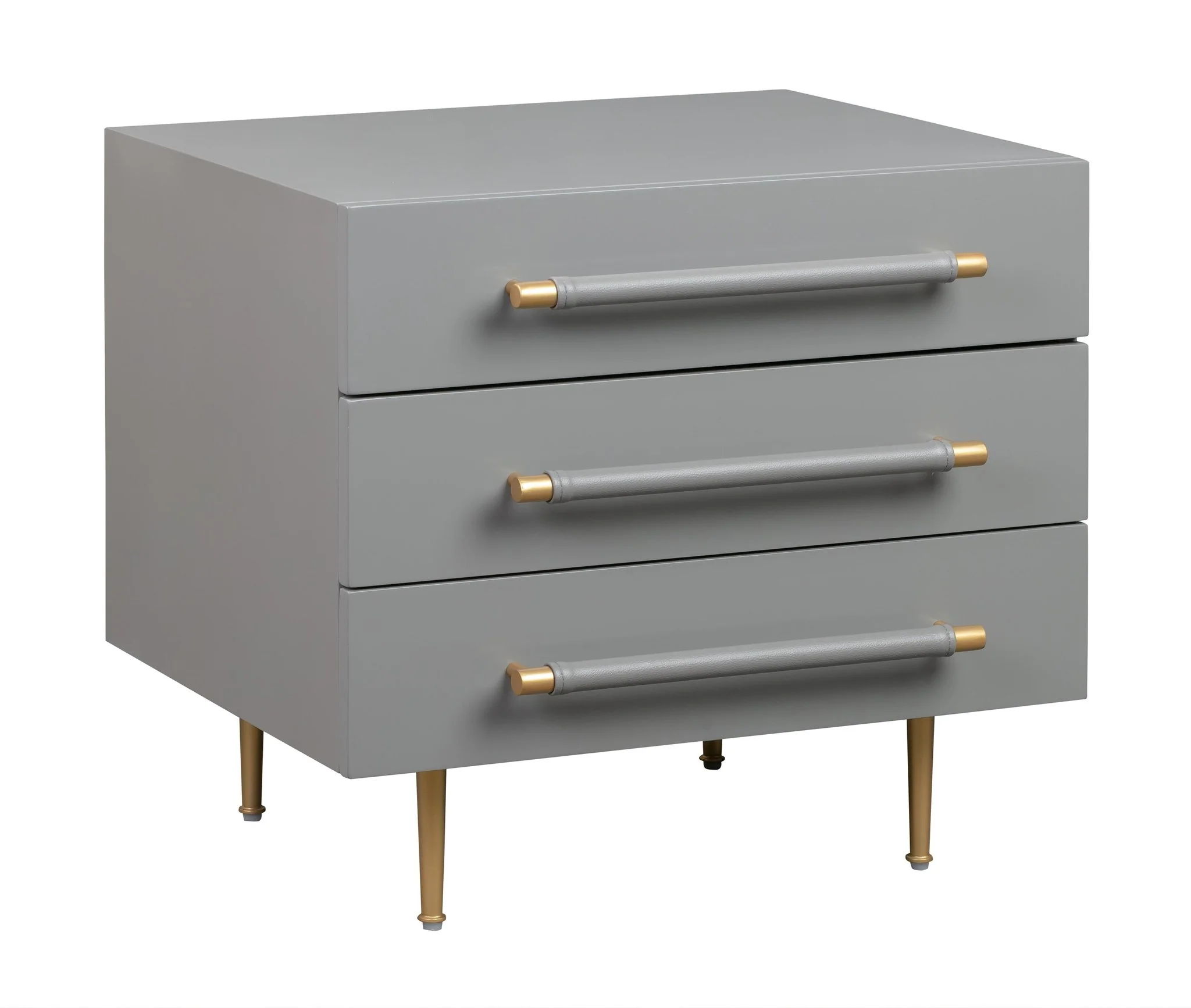 Trident Grey Nightstand - Image 4