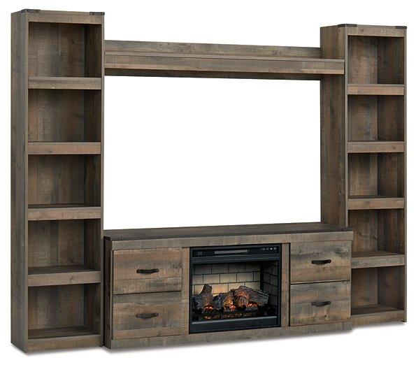 Trinell 4-Piece Entertainment Center with Electric Fireplace - Image 27