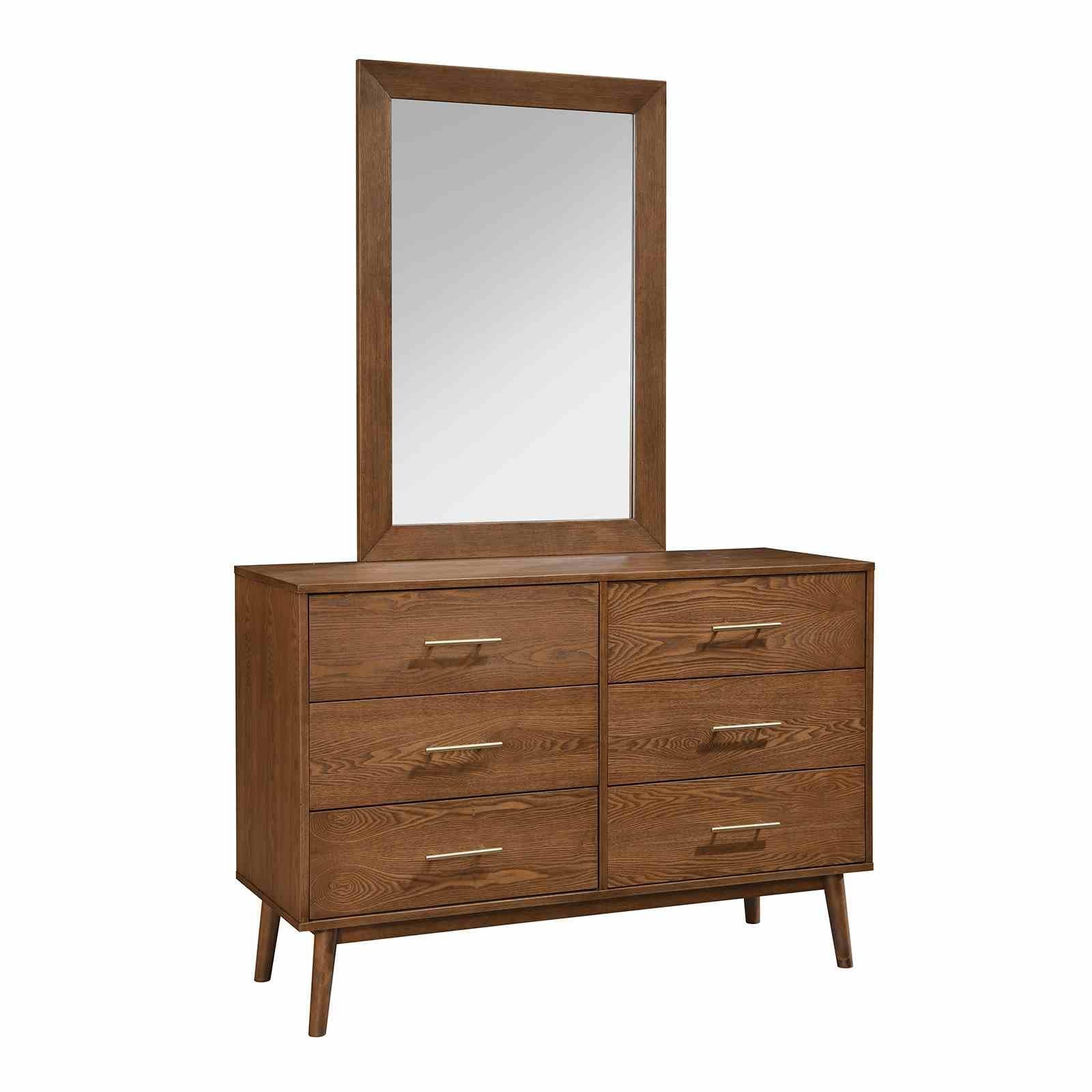 Tromso Mirror, Walnut - Image 3