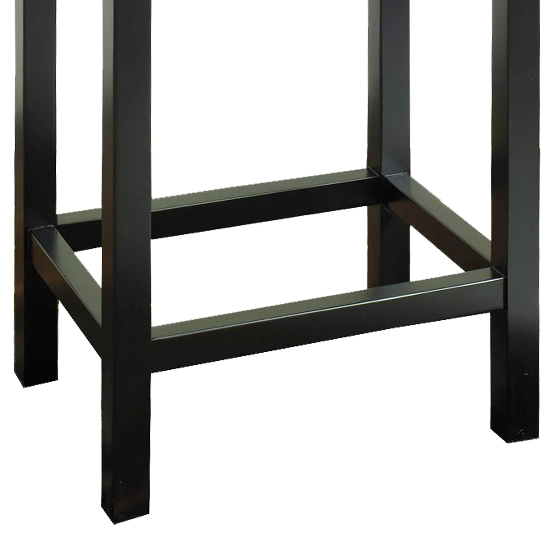 Tudor 30" Backless Stationary Barstool in Wrangler Brown Fabric with Nailhead Accents - Image 2