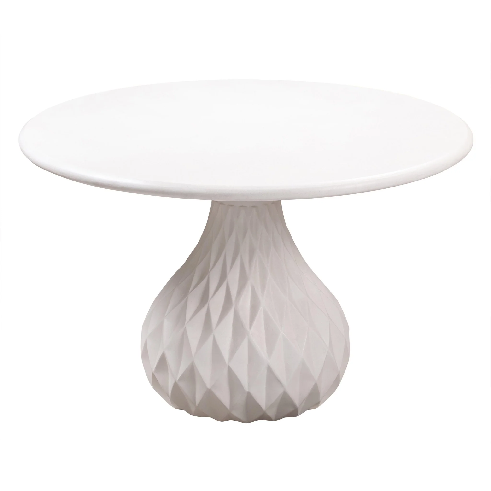 Tulum Ivory Concrete Dining Table - Image 3