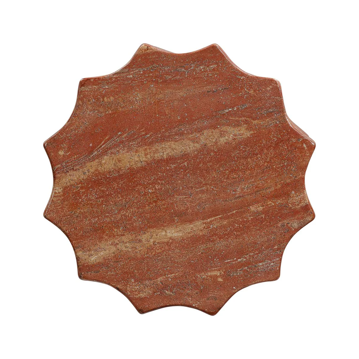Turin Faux Red Sandstone Indoor / Outdoor Concrete Stool - Image 5