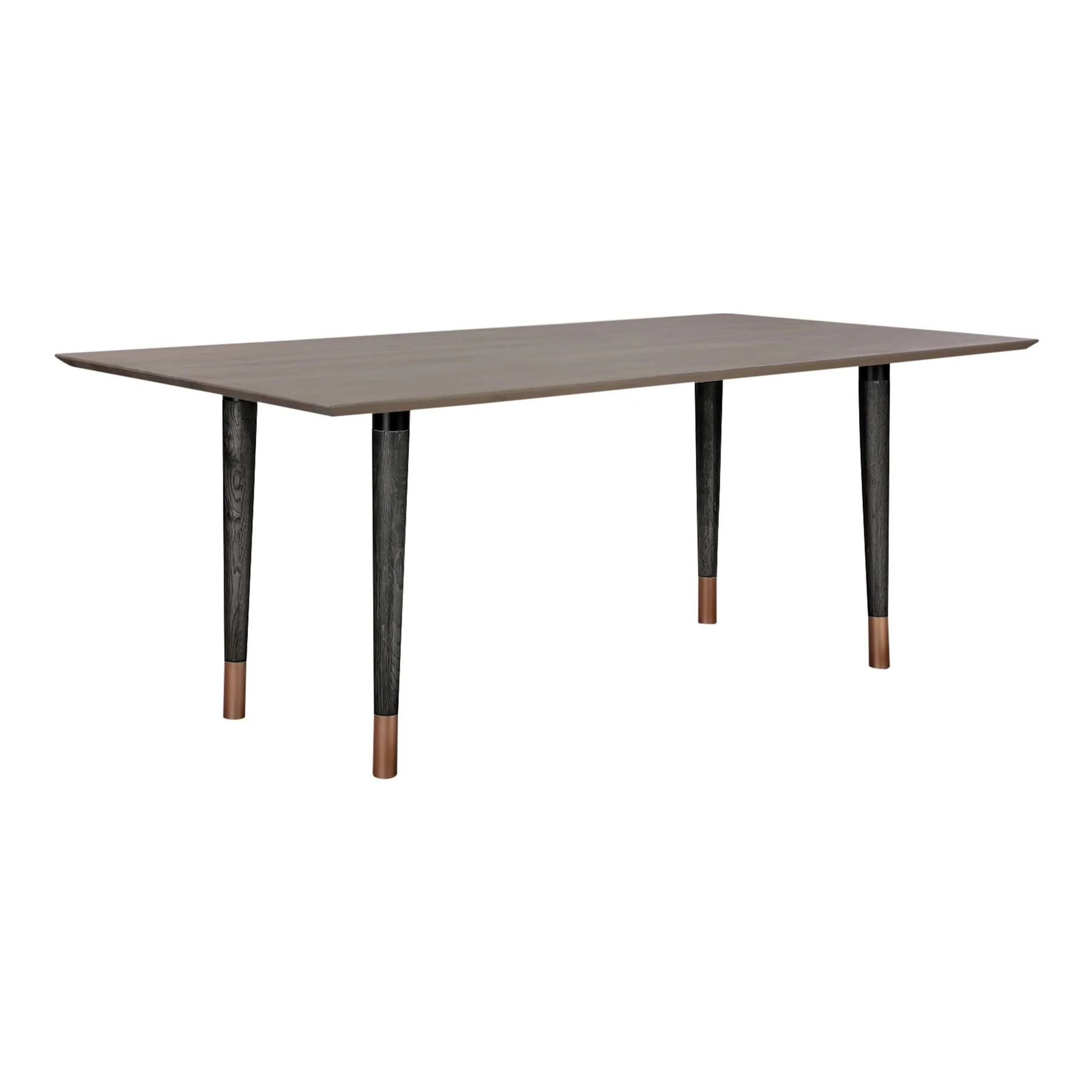 Turin Rustic 2 piece set with Dining Table and Sideboard in Black Brushed - Image 2