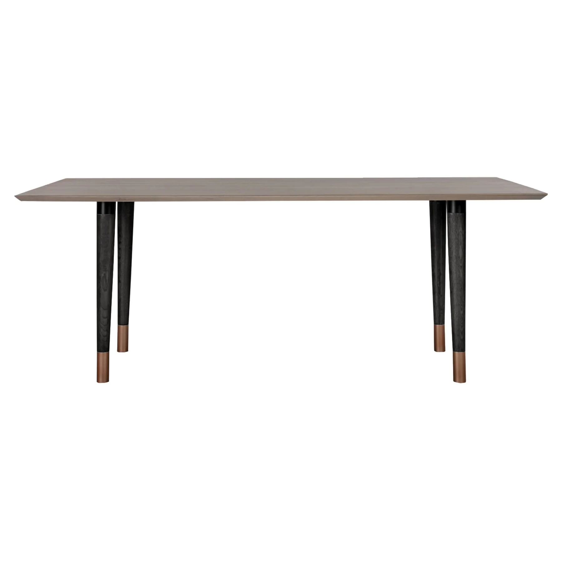 Turin Rustic 2 piece set with Dining Table and Sideboard in Black Brushed - Image 3