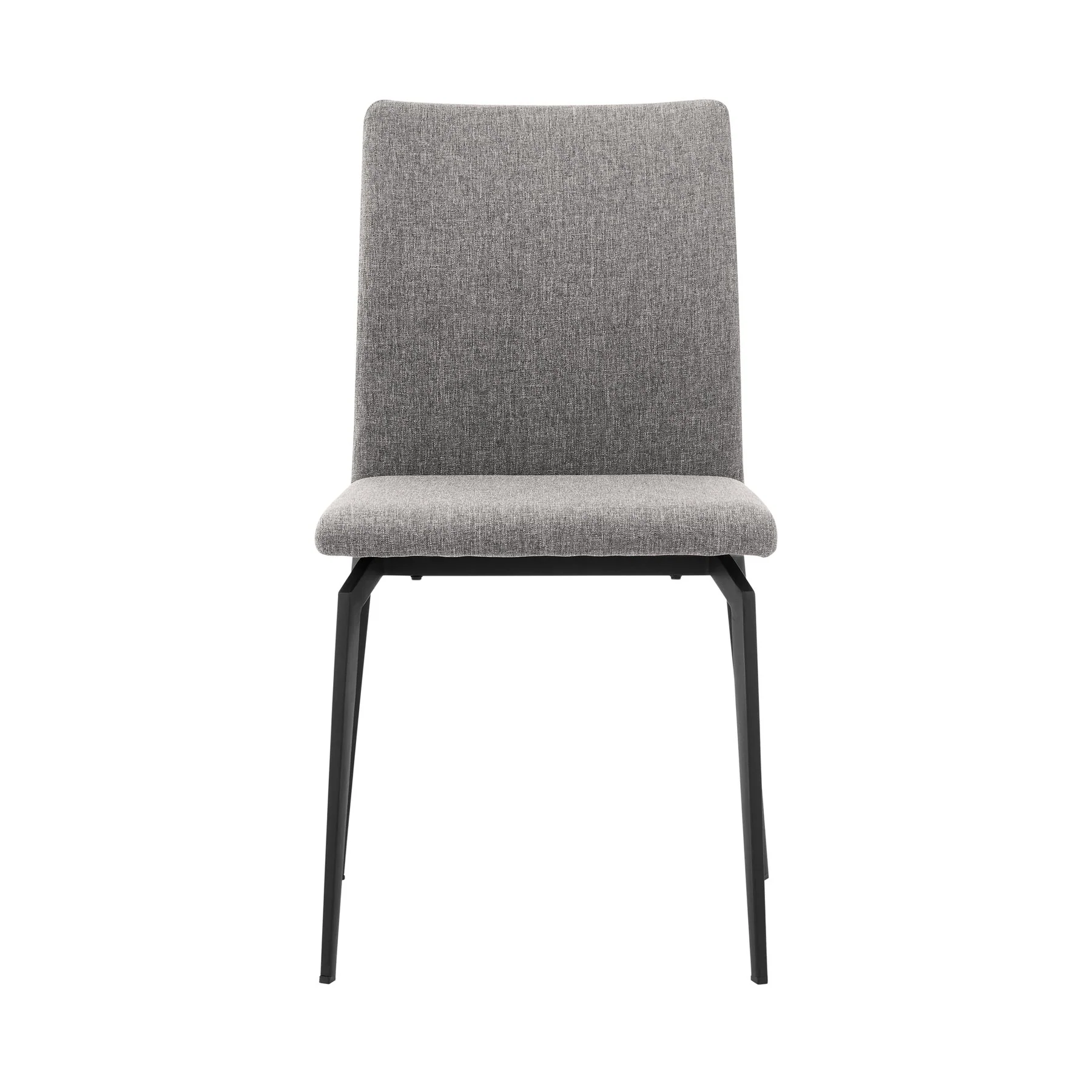 Urbino Lyon 5 Piece Dining Set with Gray Fabric Chairs - Image 2