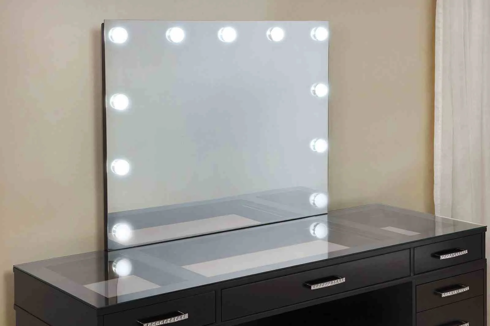 Valentina Vanity w/ Stool, Gray - Image 4