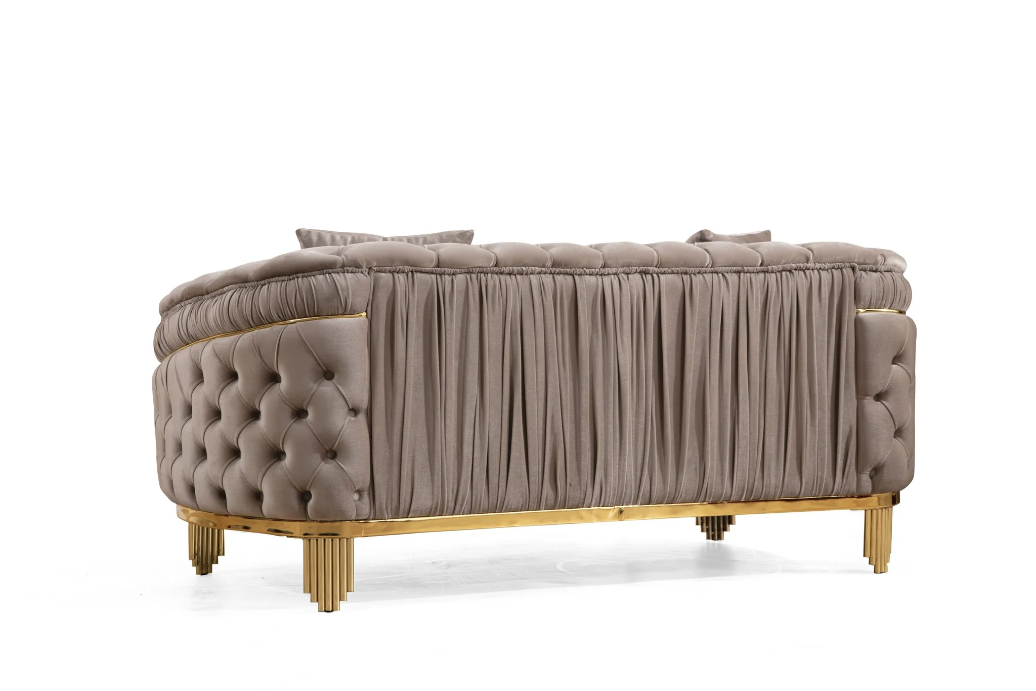 Vanessa 2PC Living Room Set Taupe - Image 7