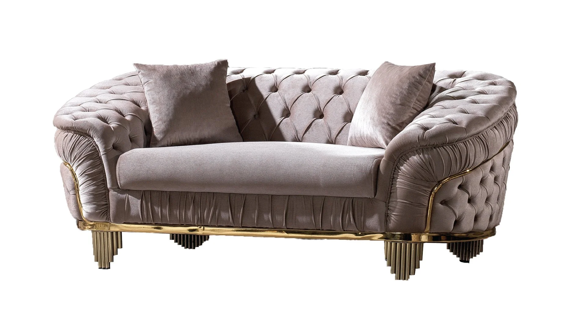 Vanessa 3 Pc Living Room set Taupe - Image 8