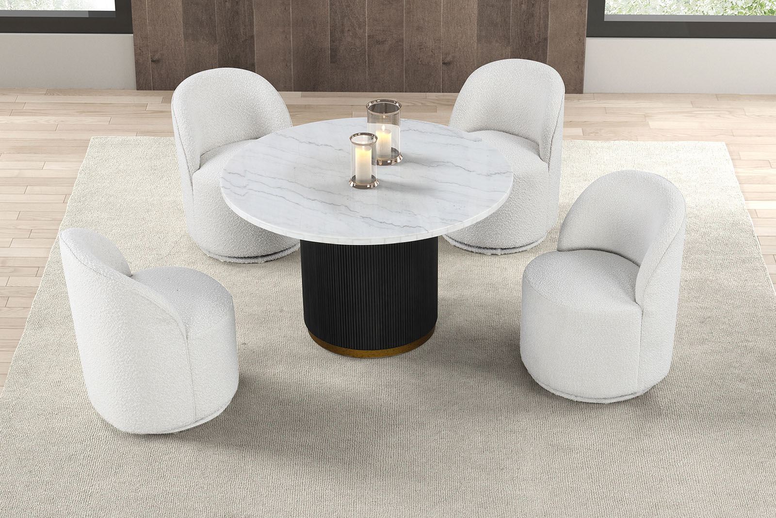 Varde 5 Pc. Round Dining Set - Image 2