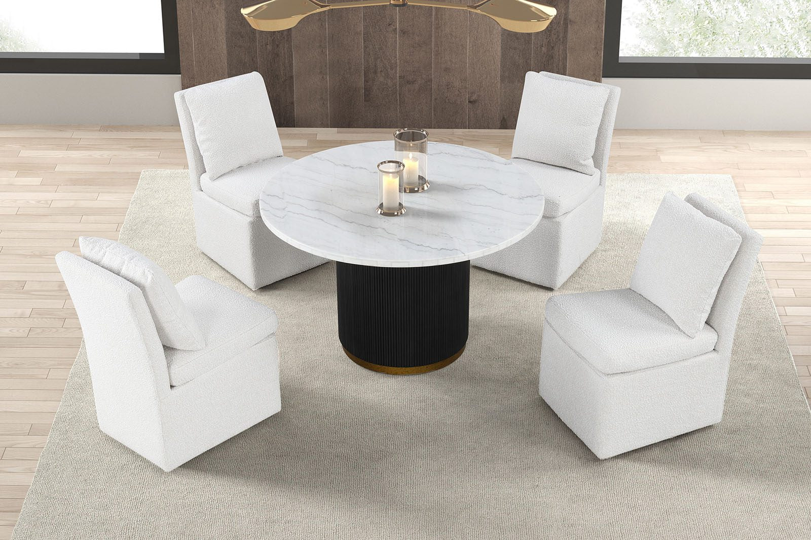 Varde 5 Pc. Round Dining Set - Image 2