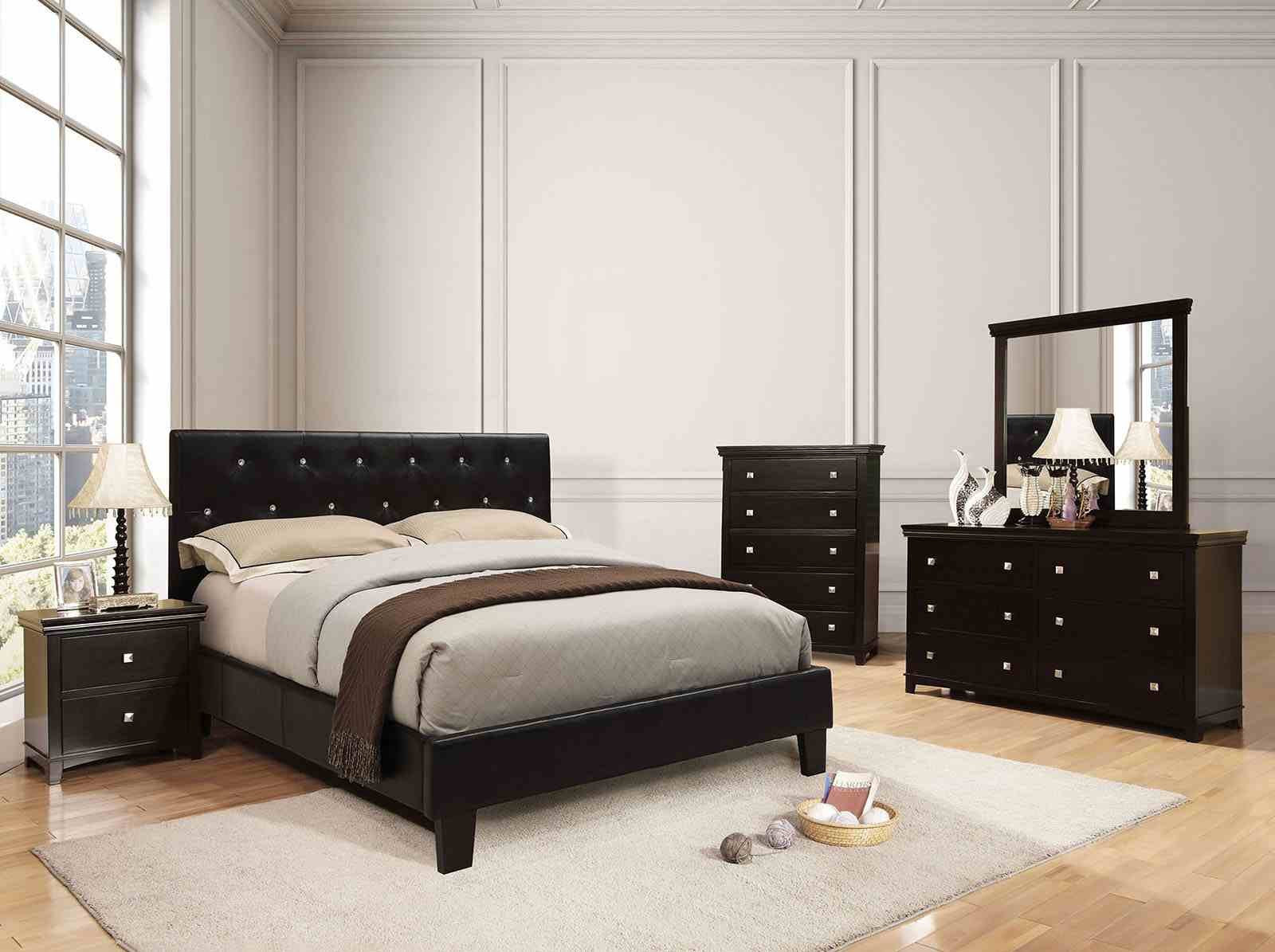 Velen Full Bed, Black - Image 2