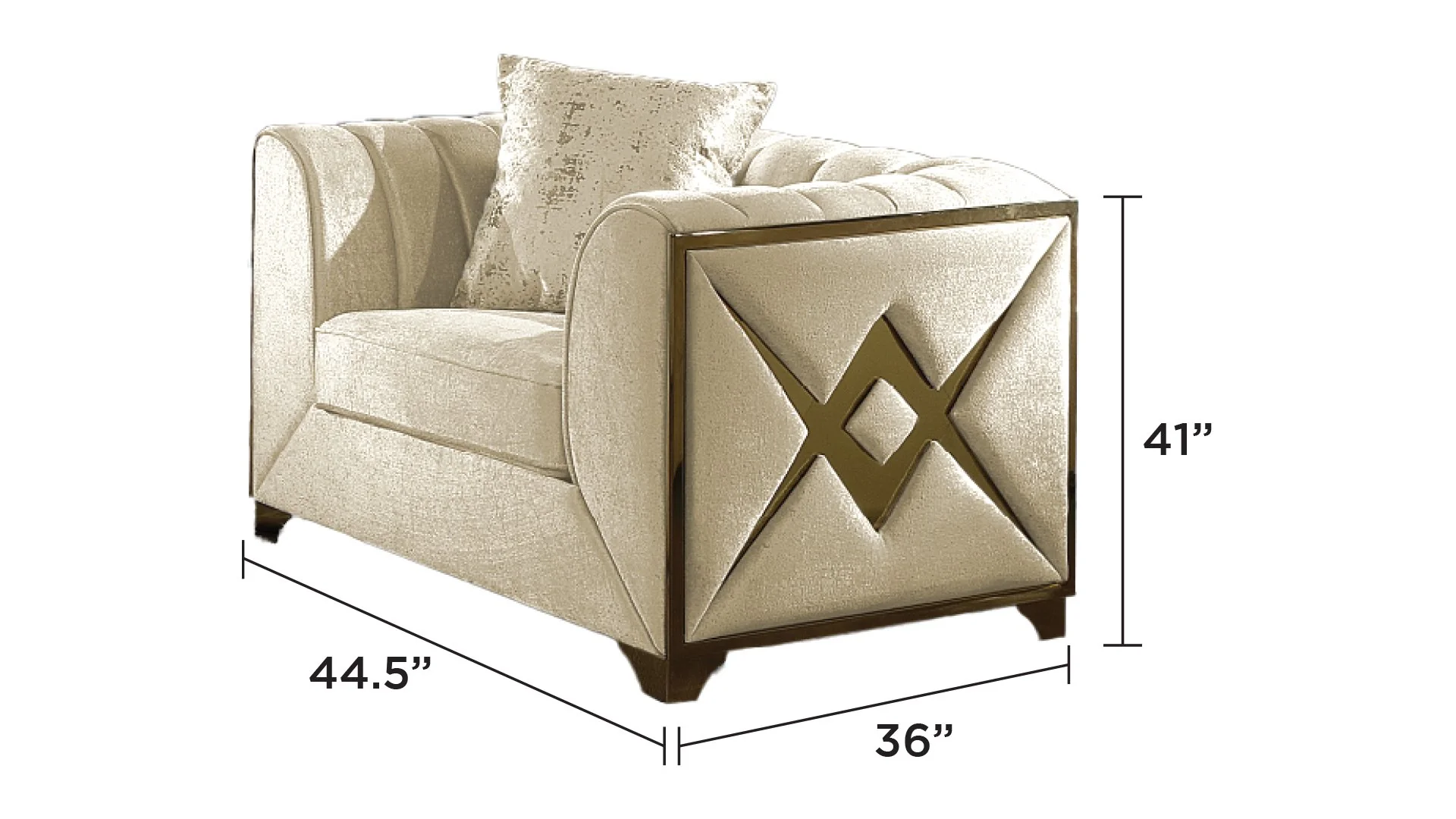 Velencia Chair Cream - Image 2